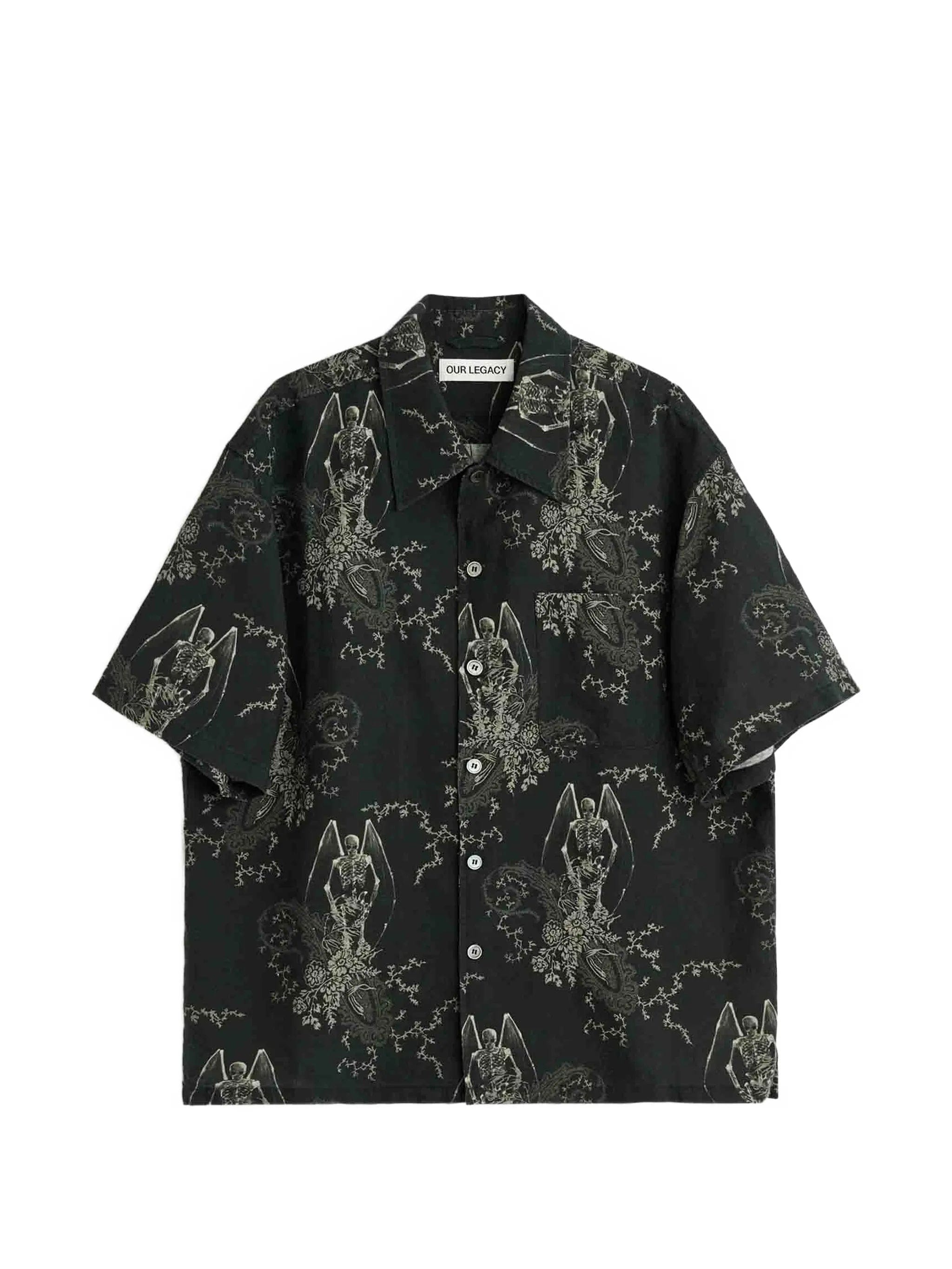 OUR Legacy patterned short - sleeve shirt