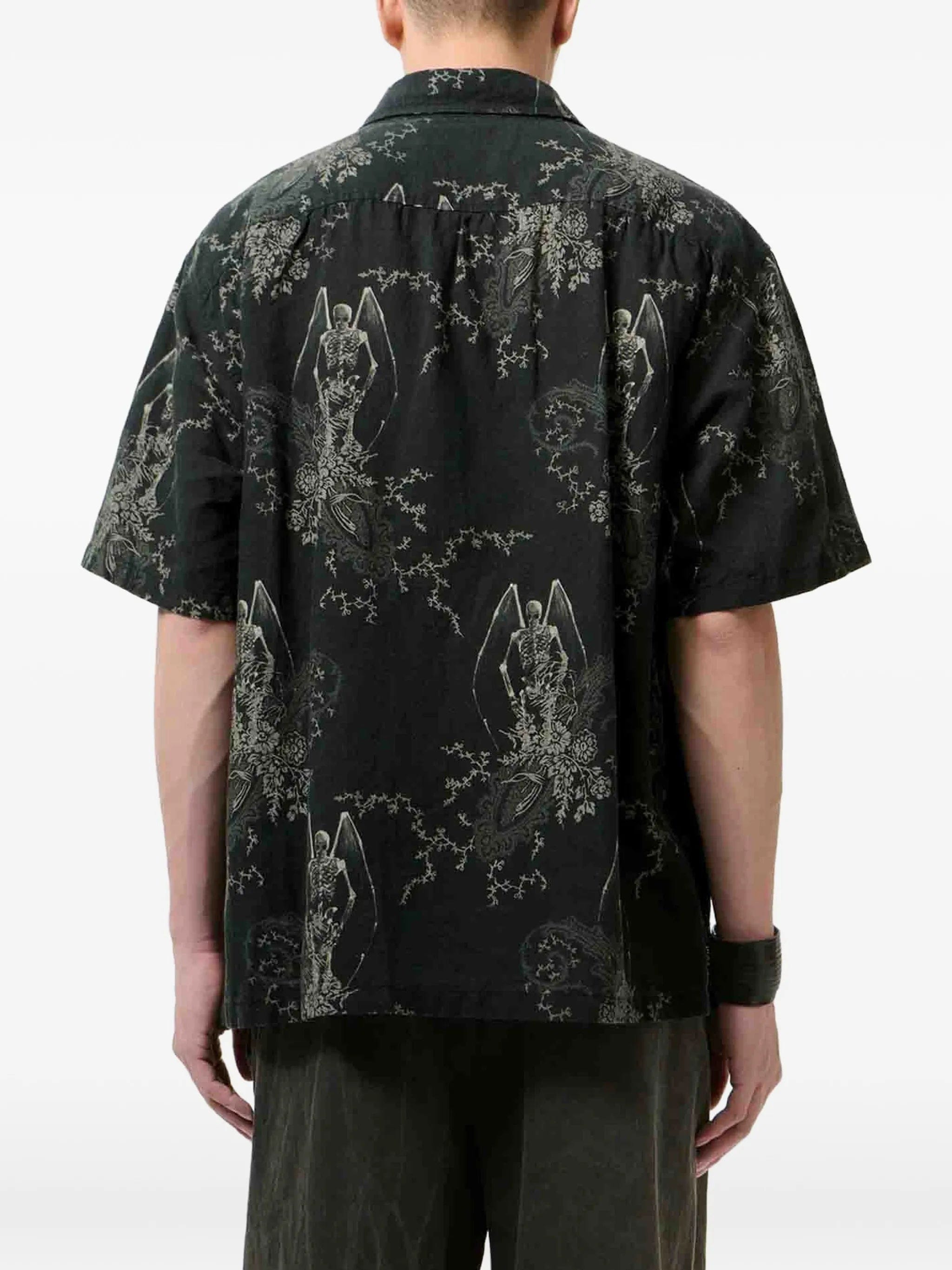 OUR Legacy patterned short - sleeve shirt
