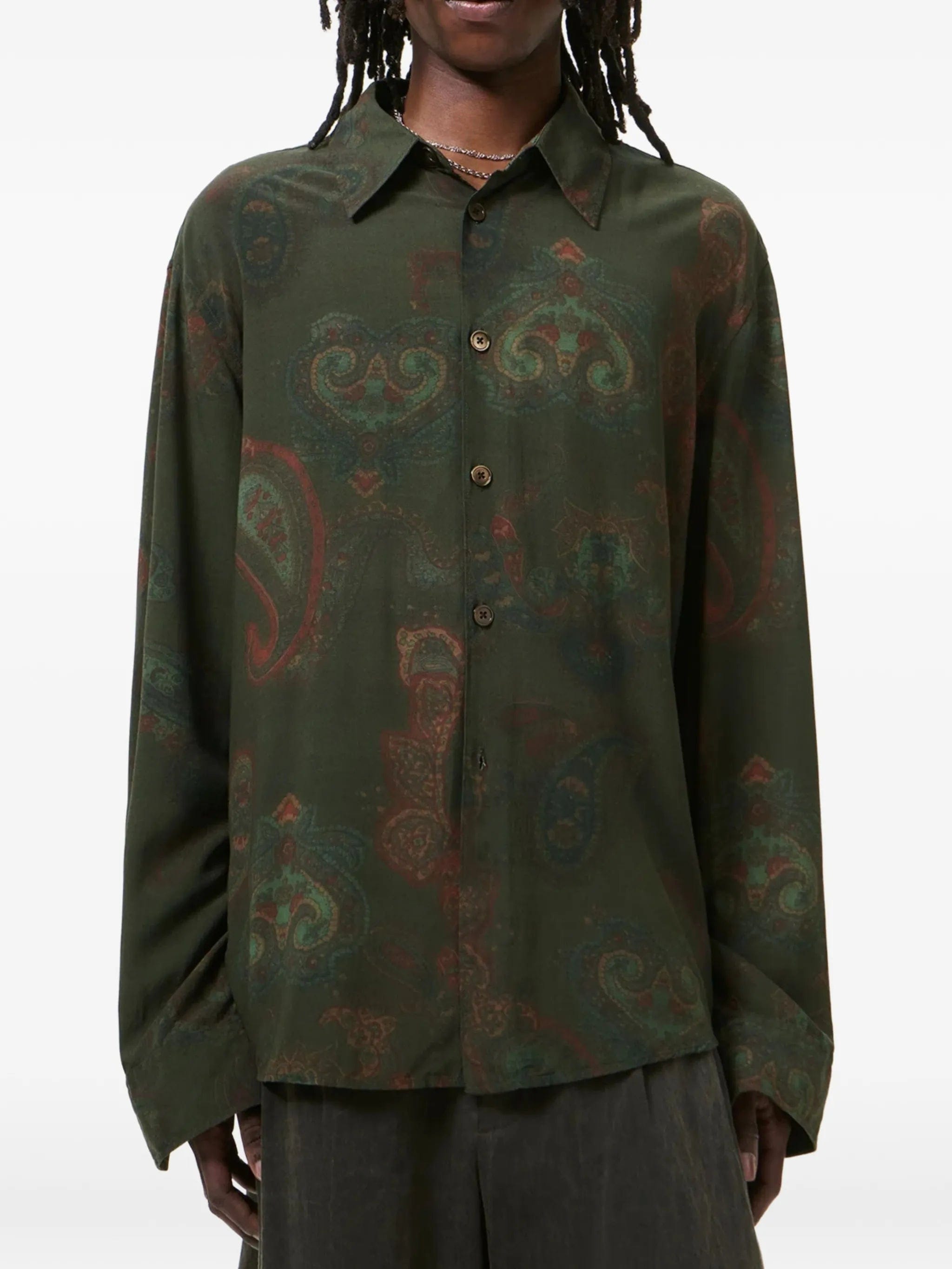 OUR Legacy Beyond paisley - print shirt