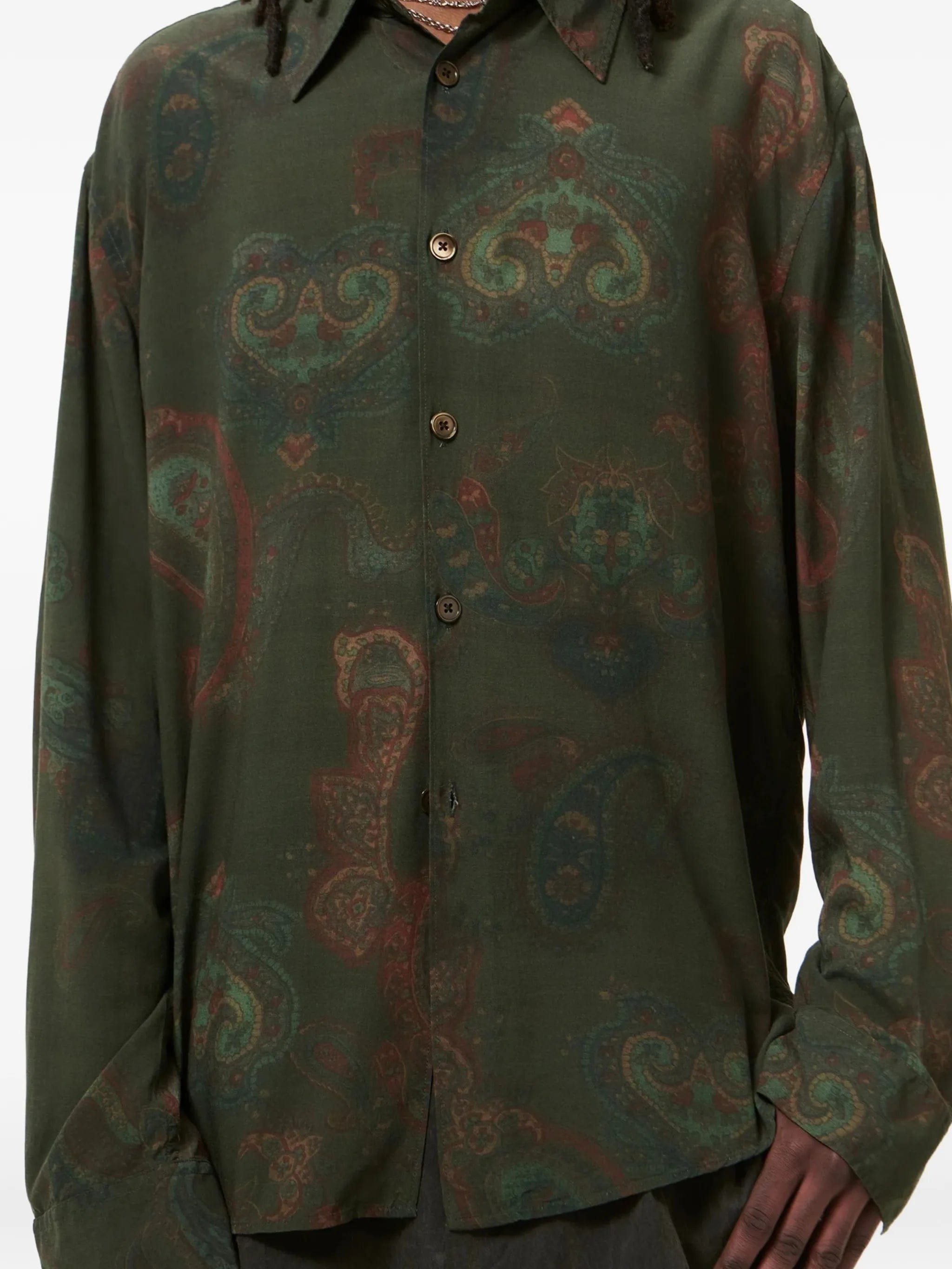 OUR Legacy Beyond paisley - print shirt