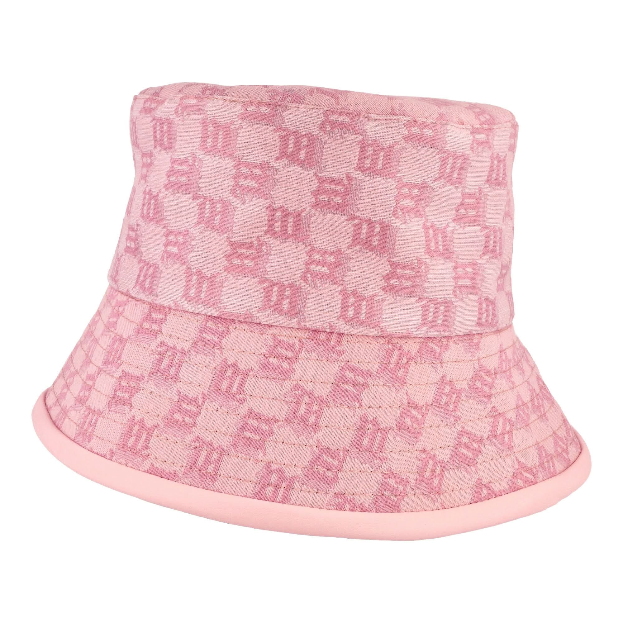 Misbhv Leather - Trimmed Monogram Bucket Hat