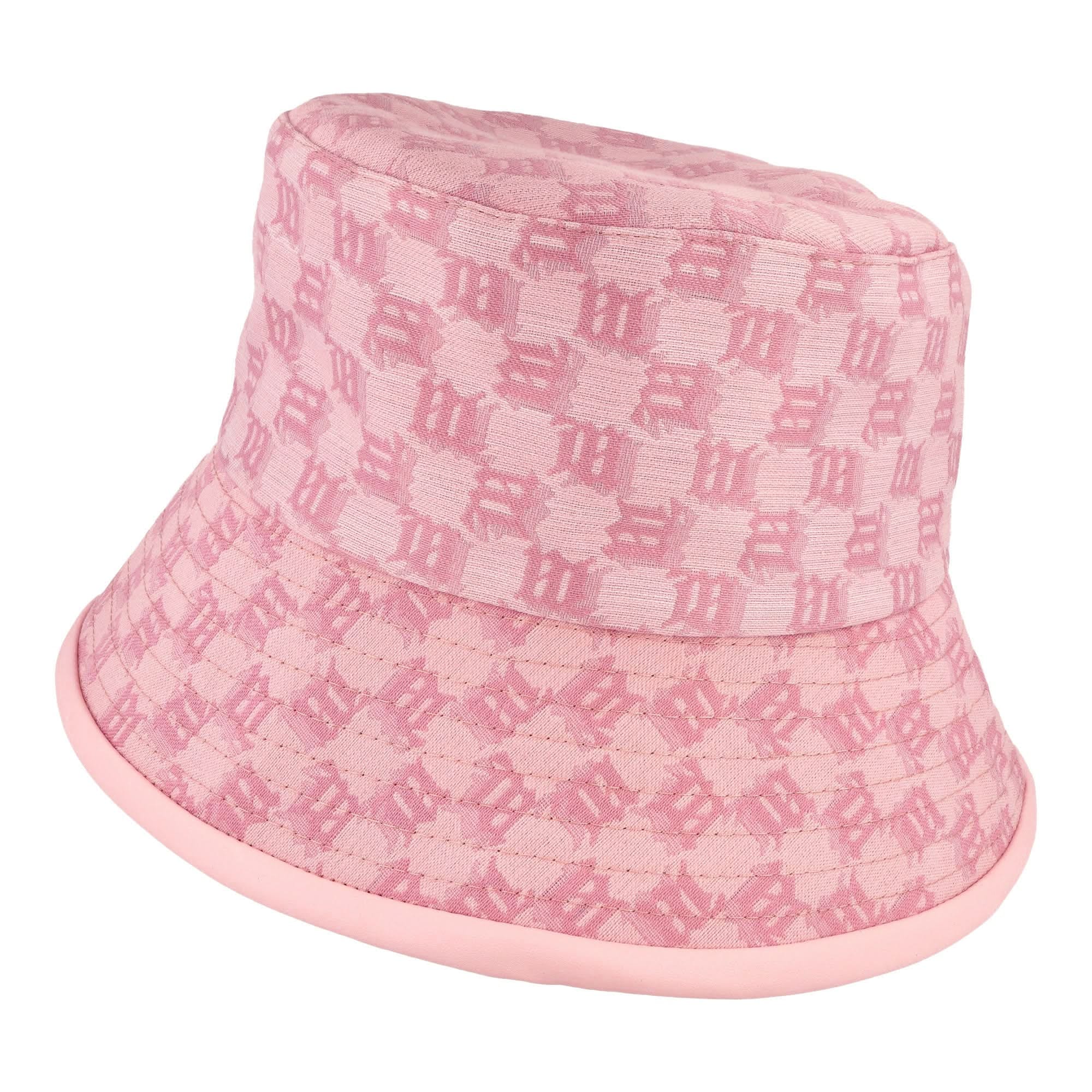 Misbhv Leather - Trimmed Monogram Bucket Hat