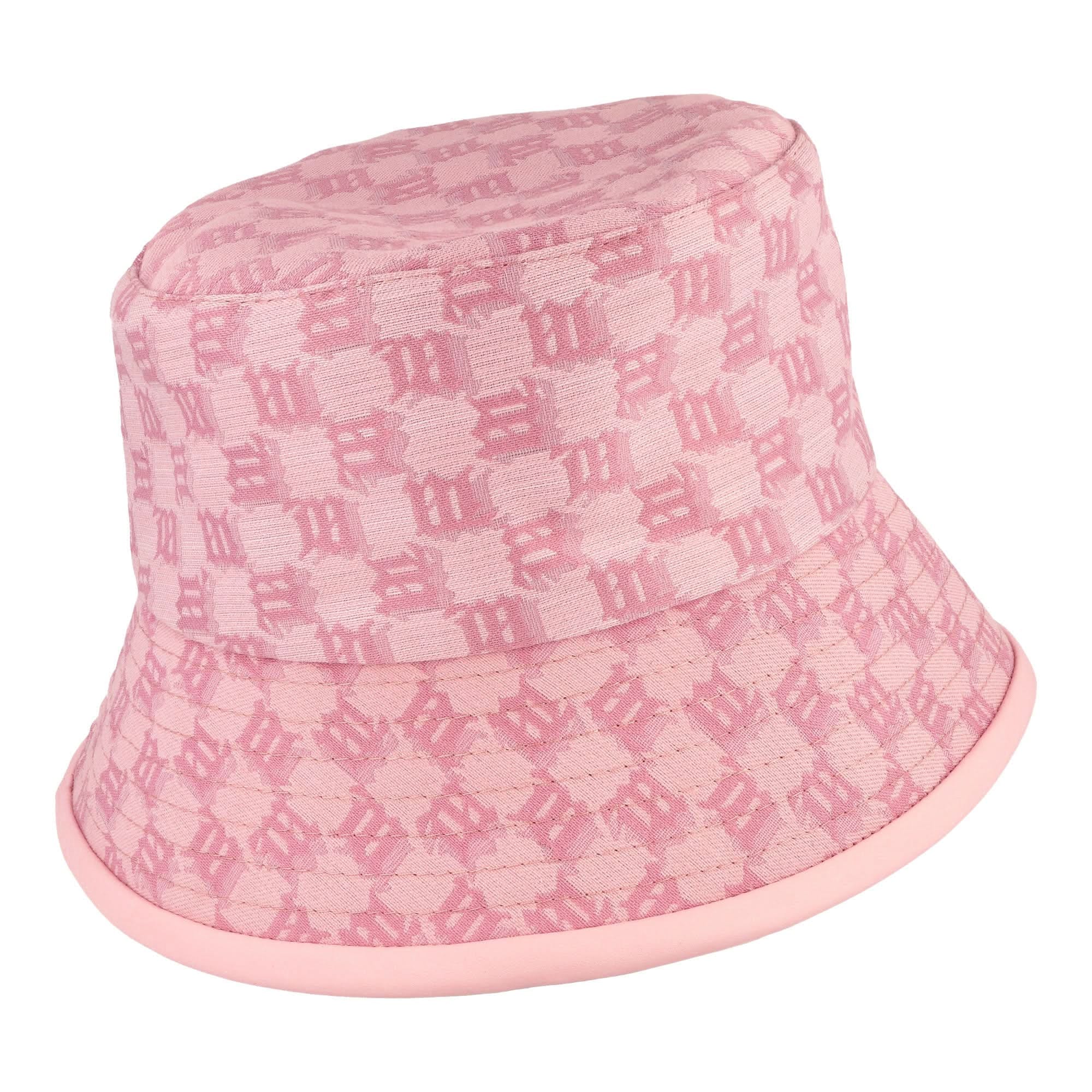 Misbhv Leather - Trimmed Monogram Bucket Hat