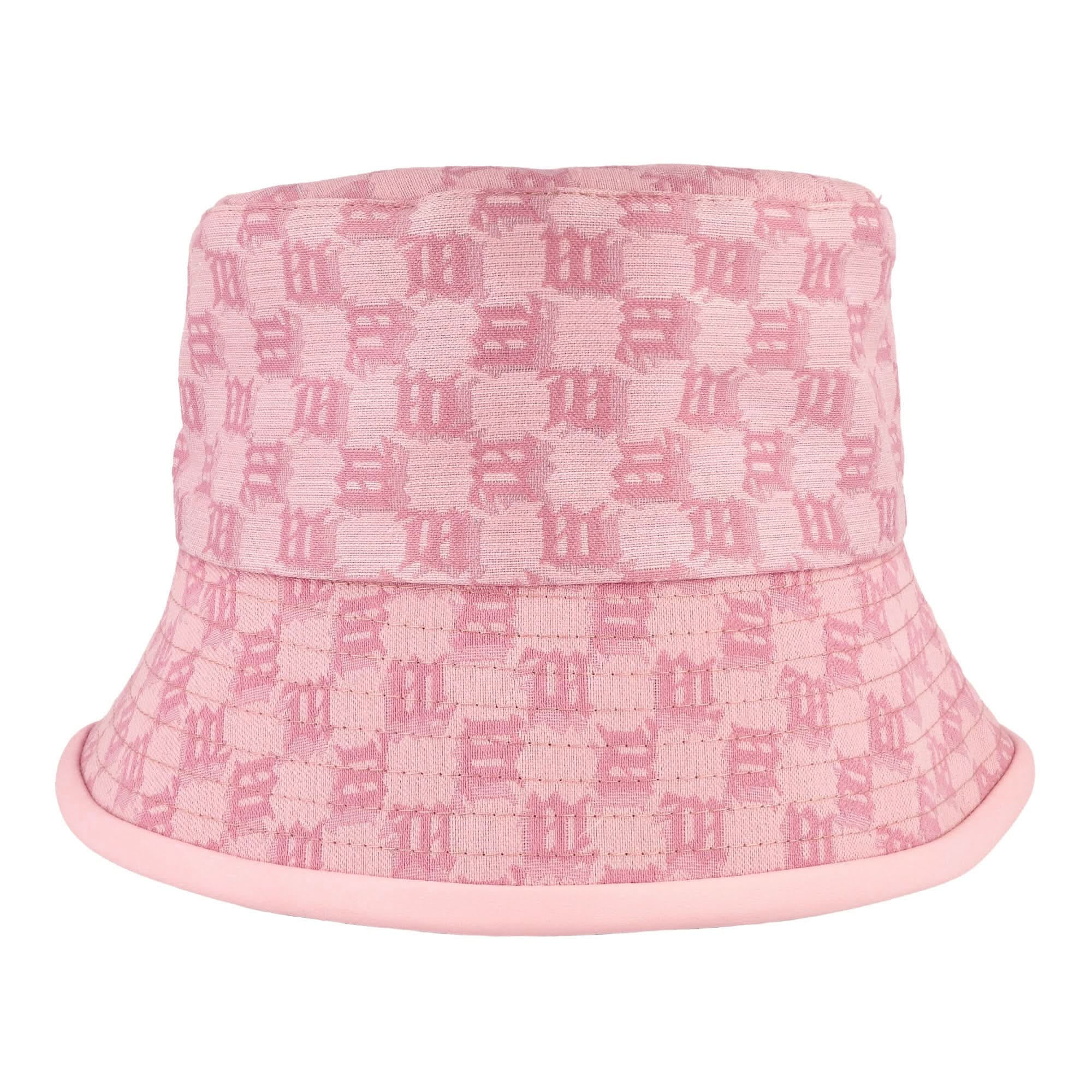 Misbhv Leather - Trimmed Monogram Bucket Hat
