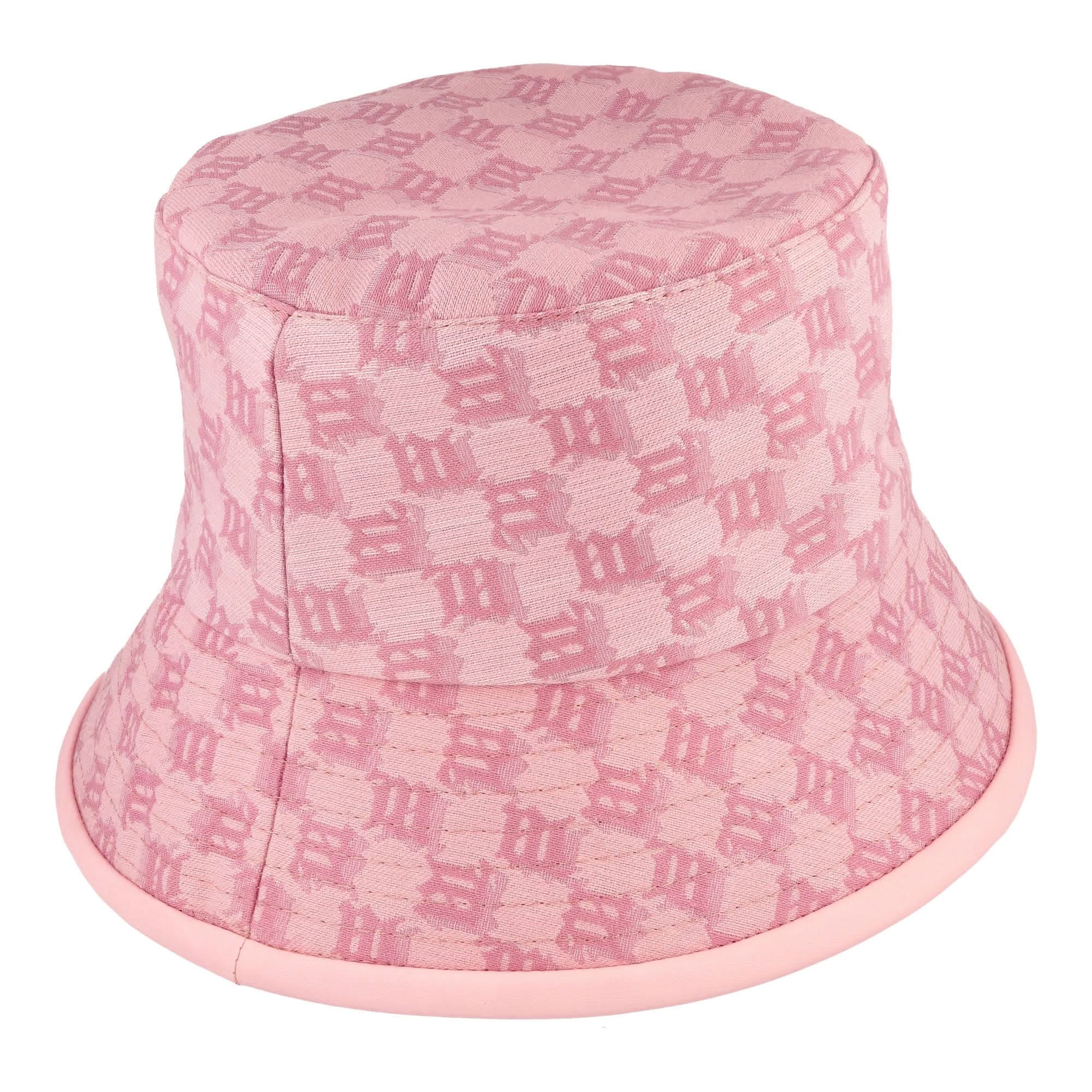 Misbhv Leather - Trimmed Monogram Bucket Hat