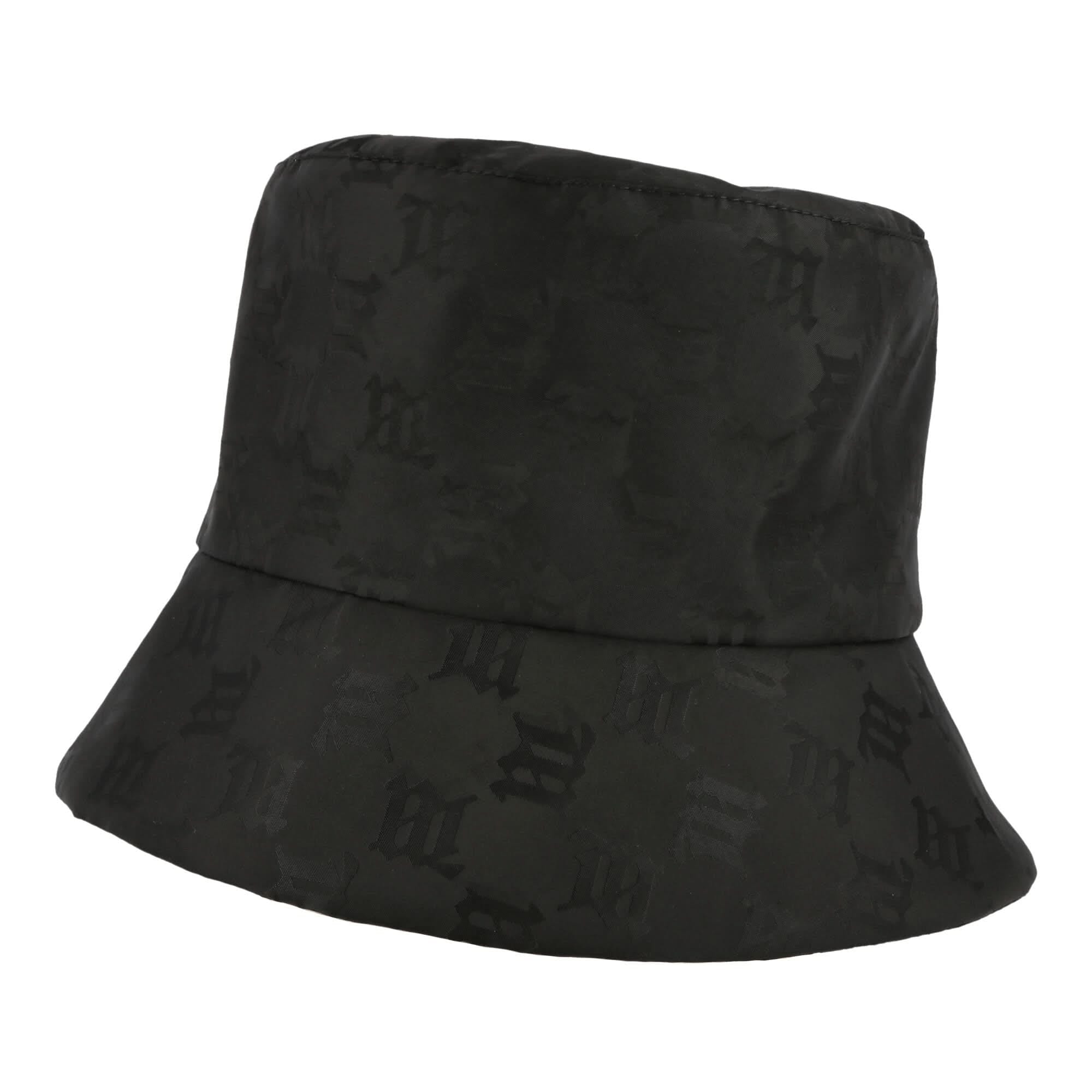 Misbhv Nylon Monogram Bucket Hat Black