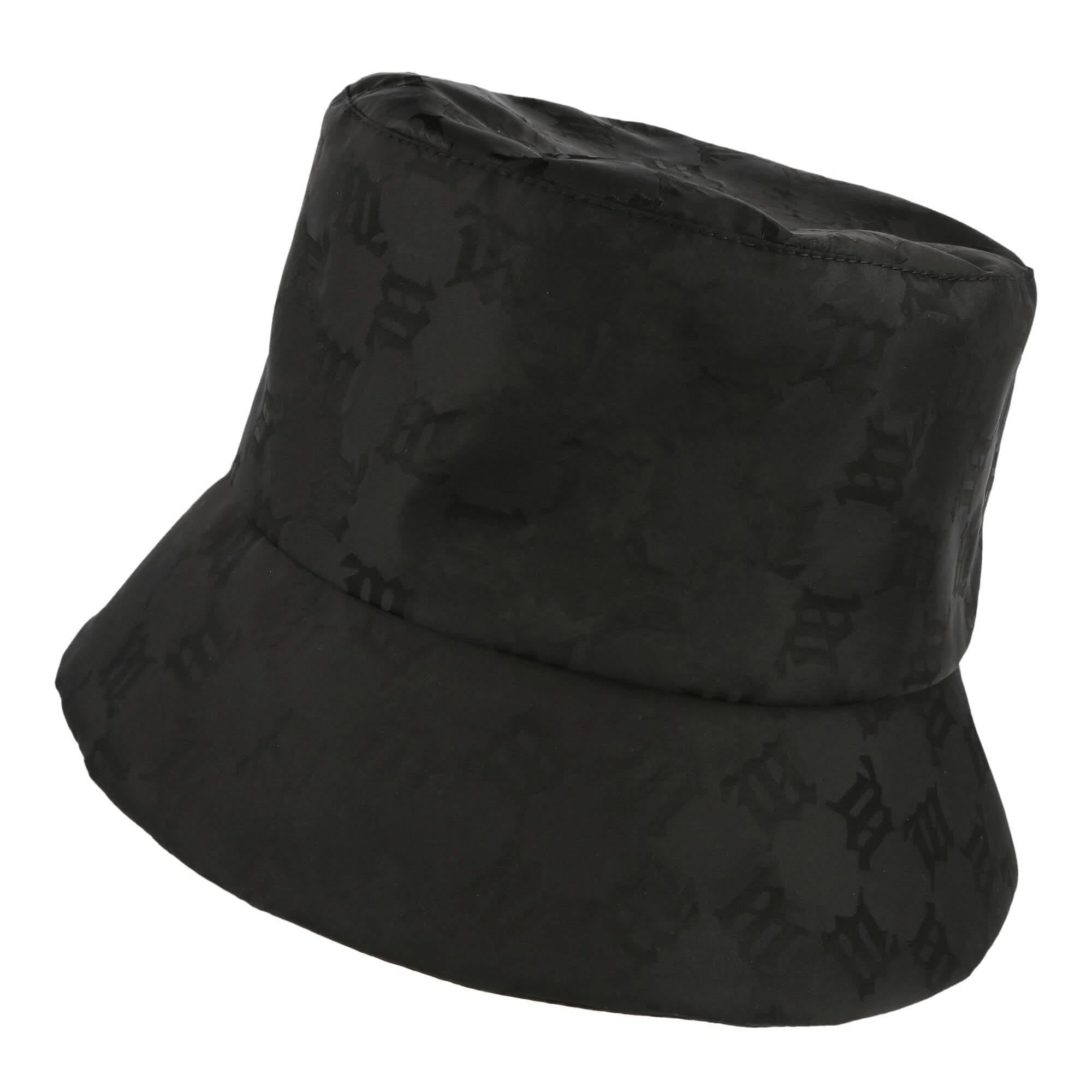 Misbhv Nylon Monogram Bucket Hat Black