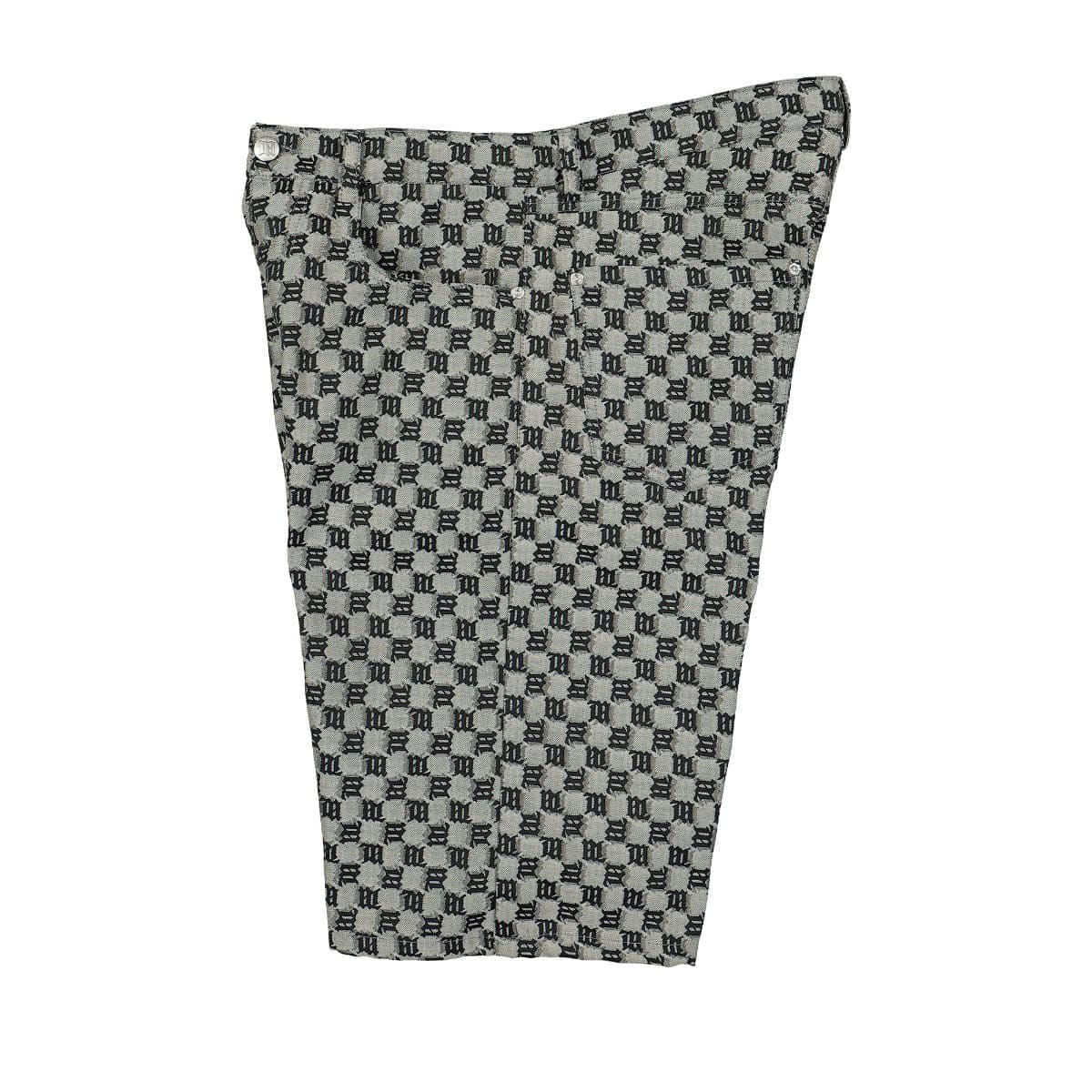 Misbhv Jacquard Canvas Monogram Shorts
