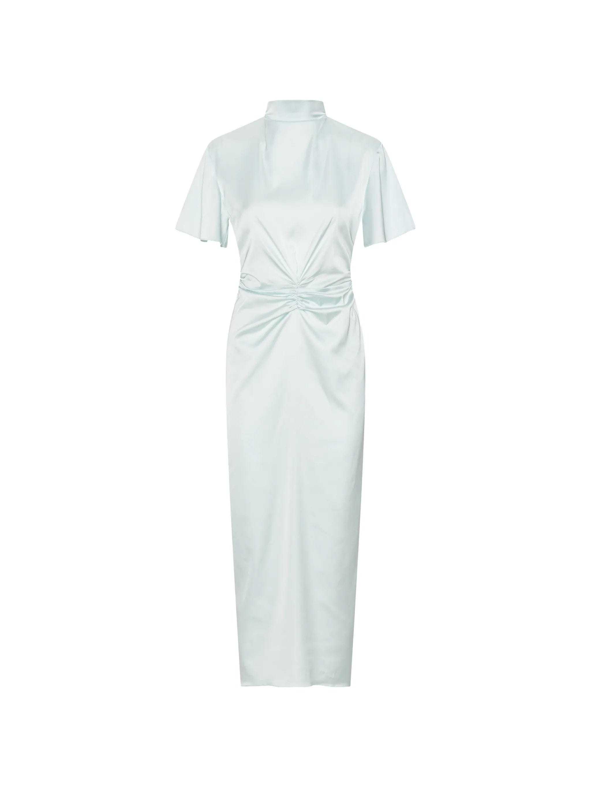 Rotate Birger Christensen gathered midi dress