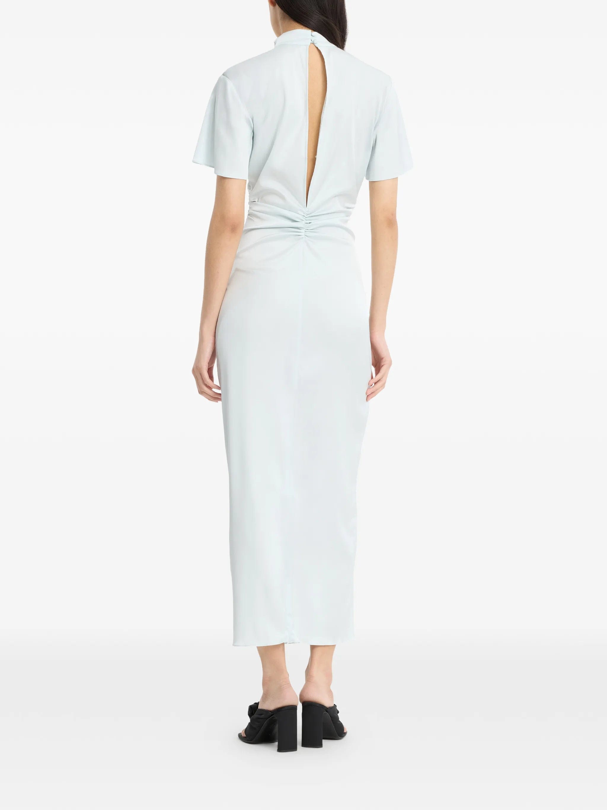 Rotate Birger Christensen gathered midi dress
