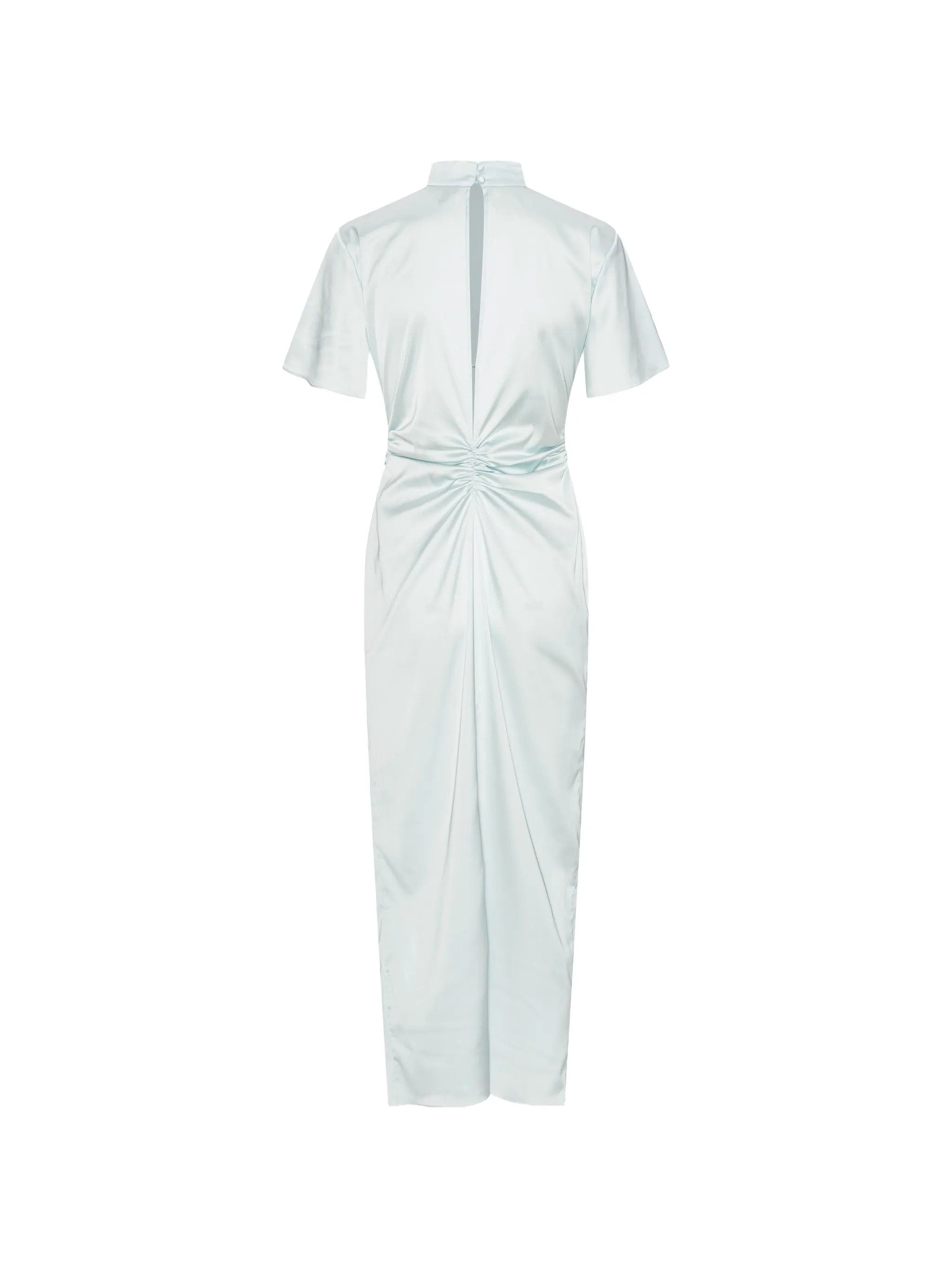 Rotate Birger Christensen gathered midi dress