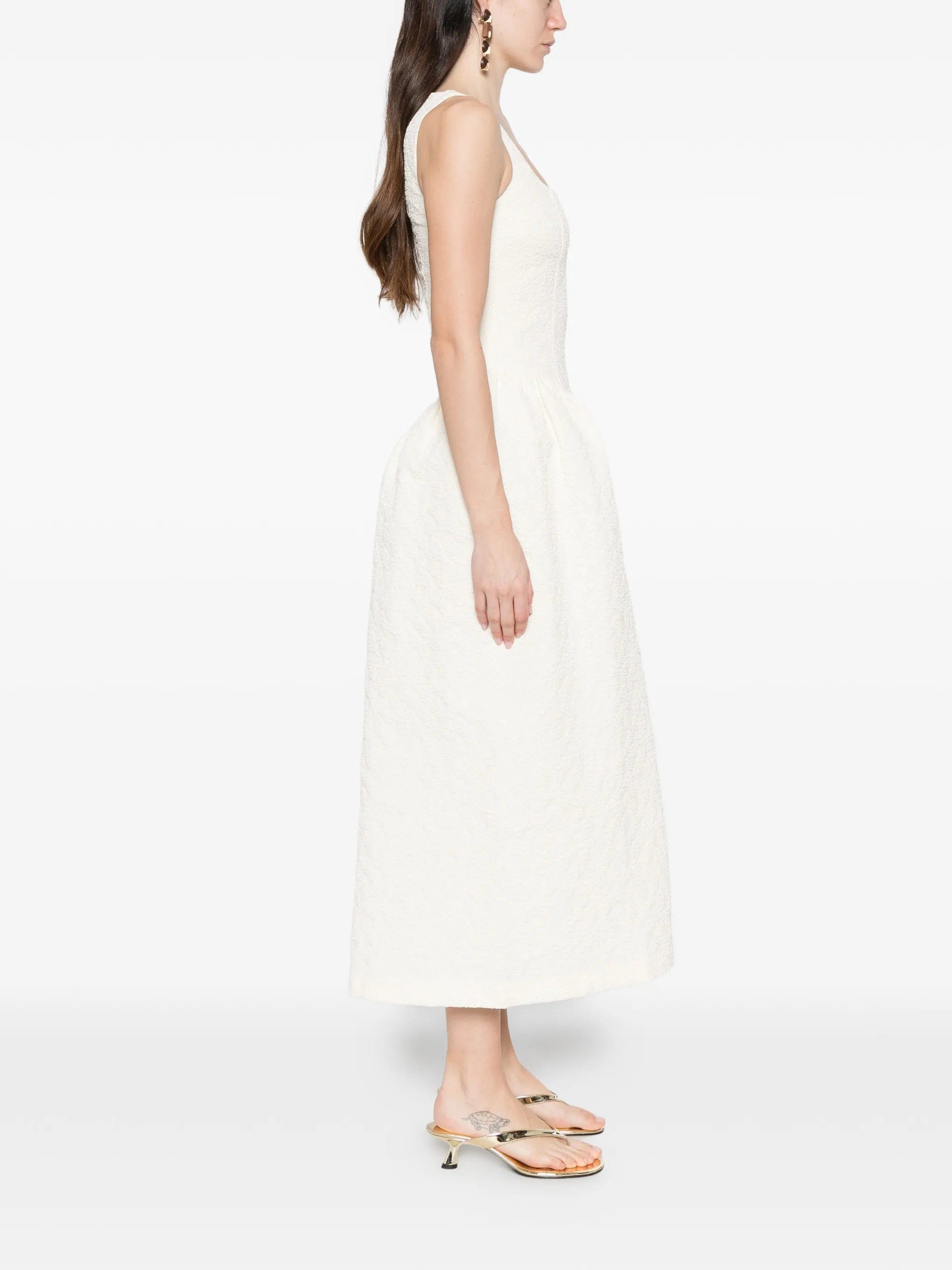 Rotate Birger Christensen Jacquard midi dress