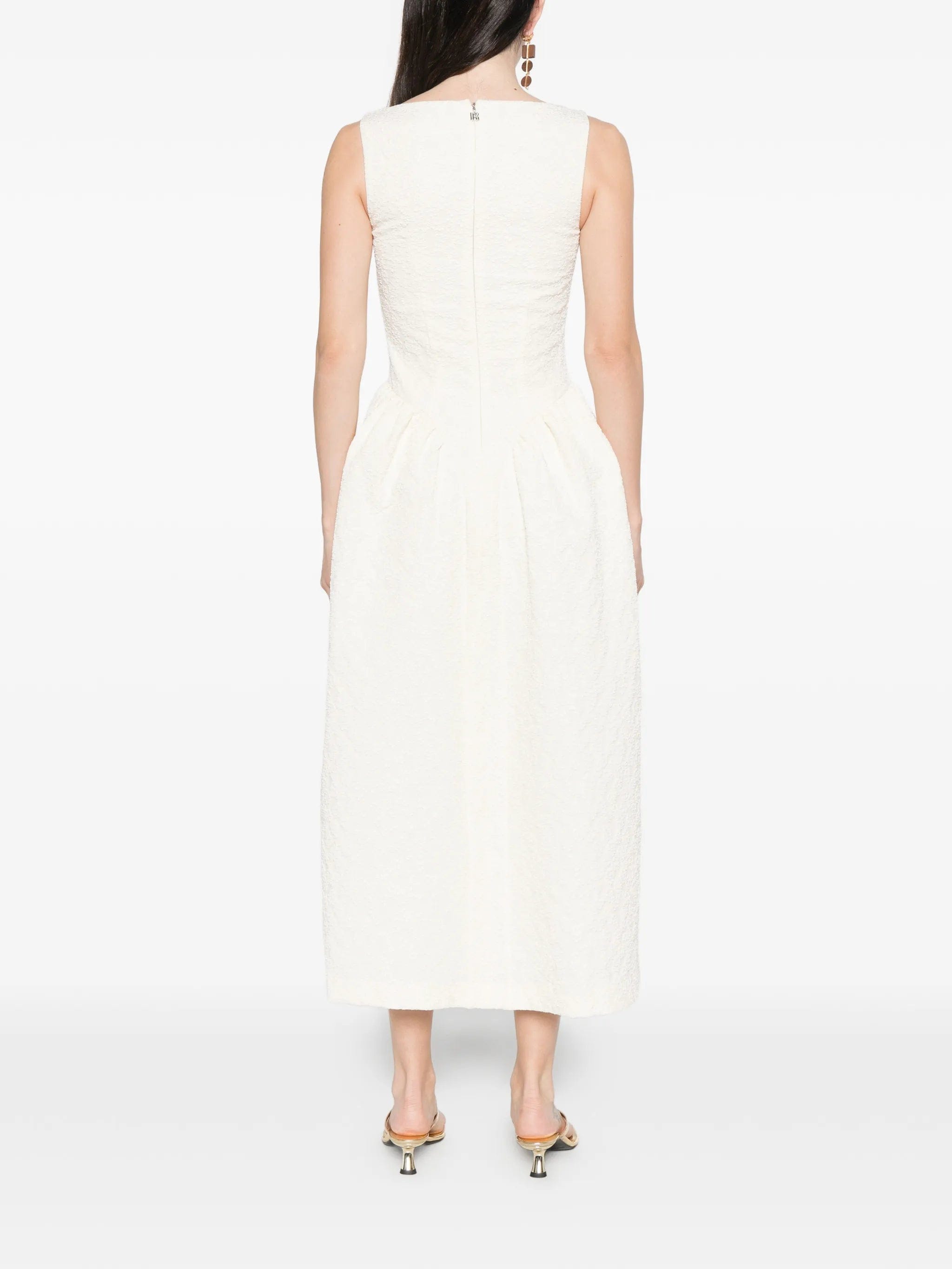 Rotate Birger Christensen Jacquard midi dress