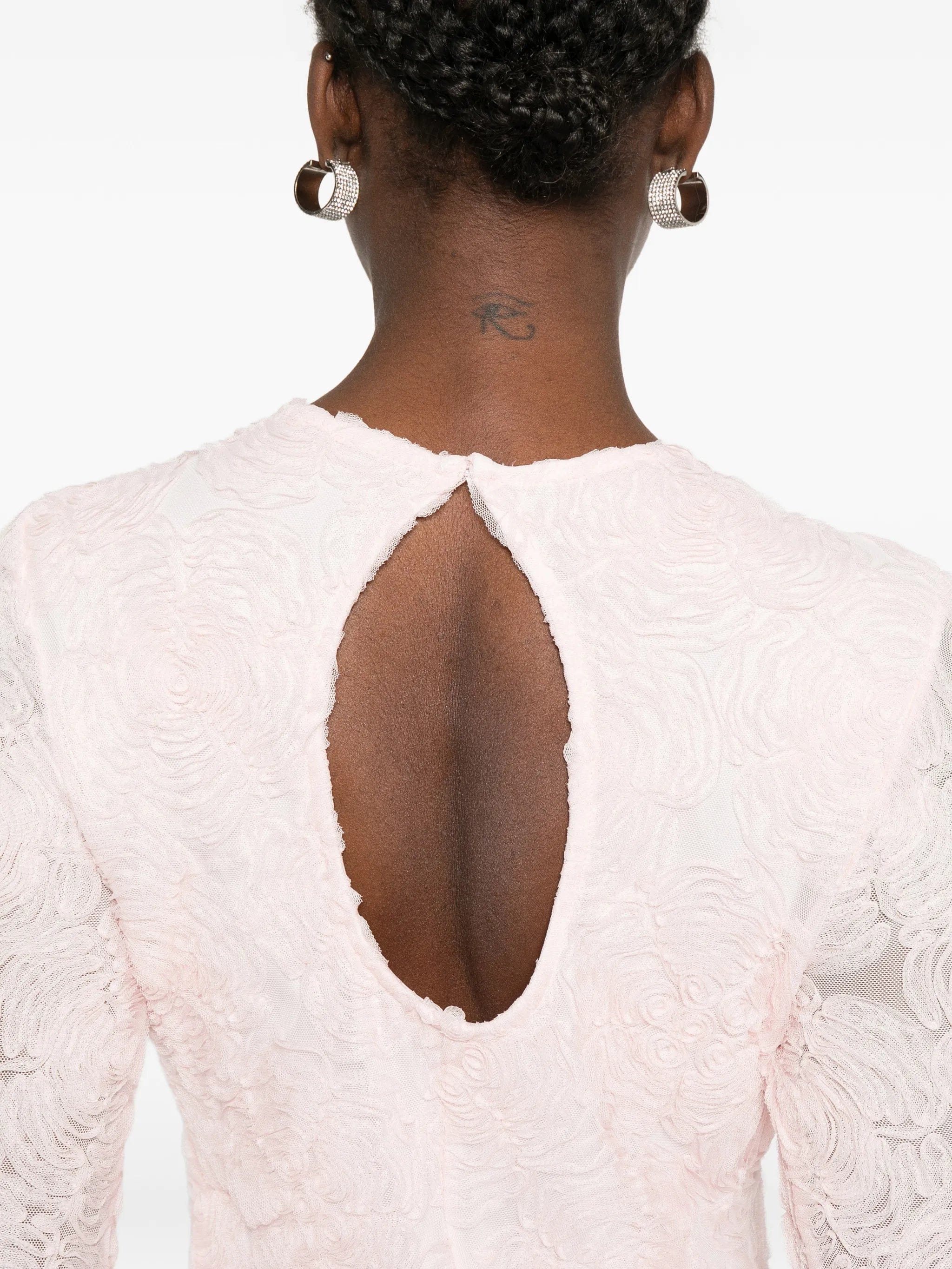 Rotate Birger Christensen bell - cuff cut - out mini dress