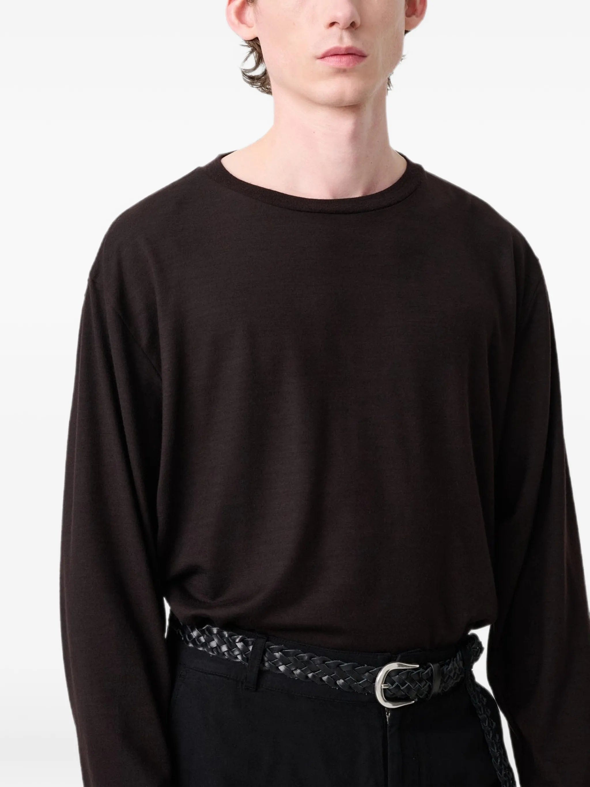 Studio Nicholson long - sleeved jersey T - shirt