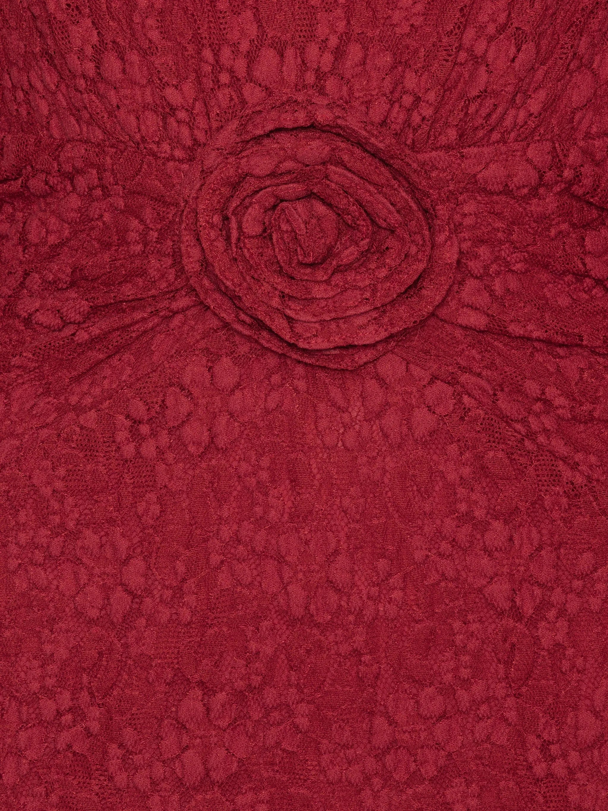 Rotate Birger Christensen lace V - neck mini dress