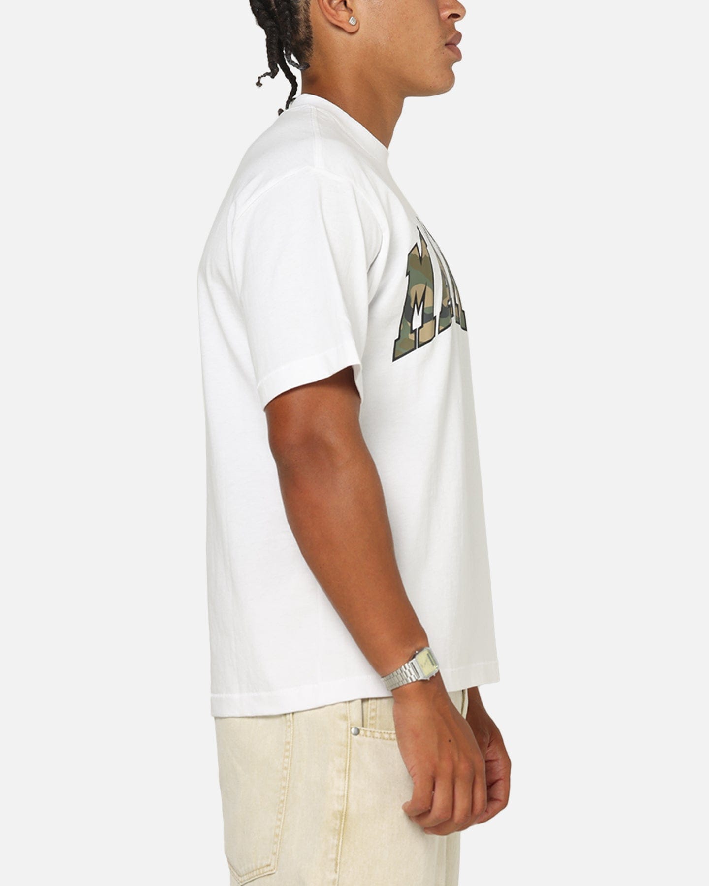 Market Camo Arc T - Shirt White