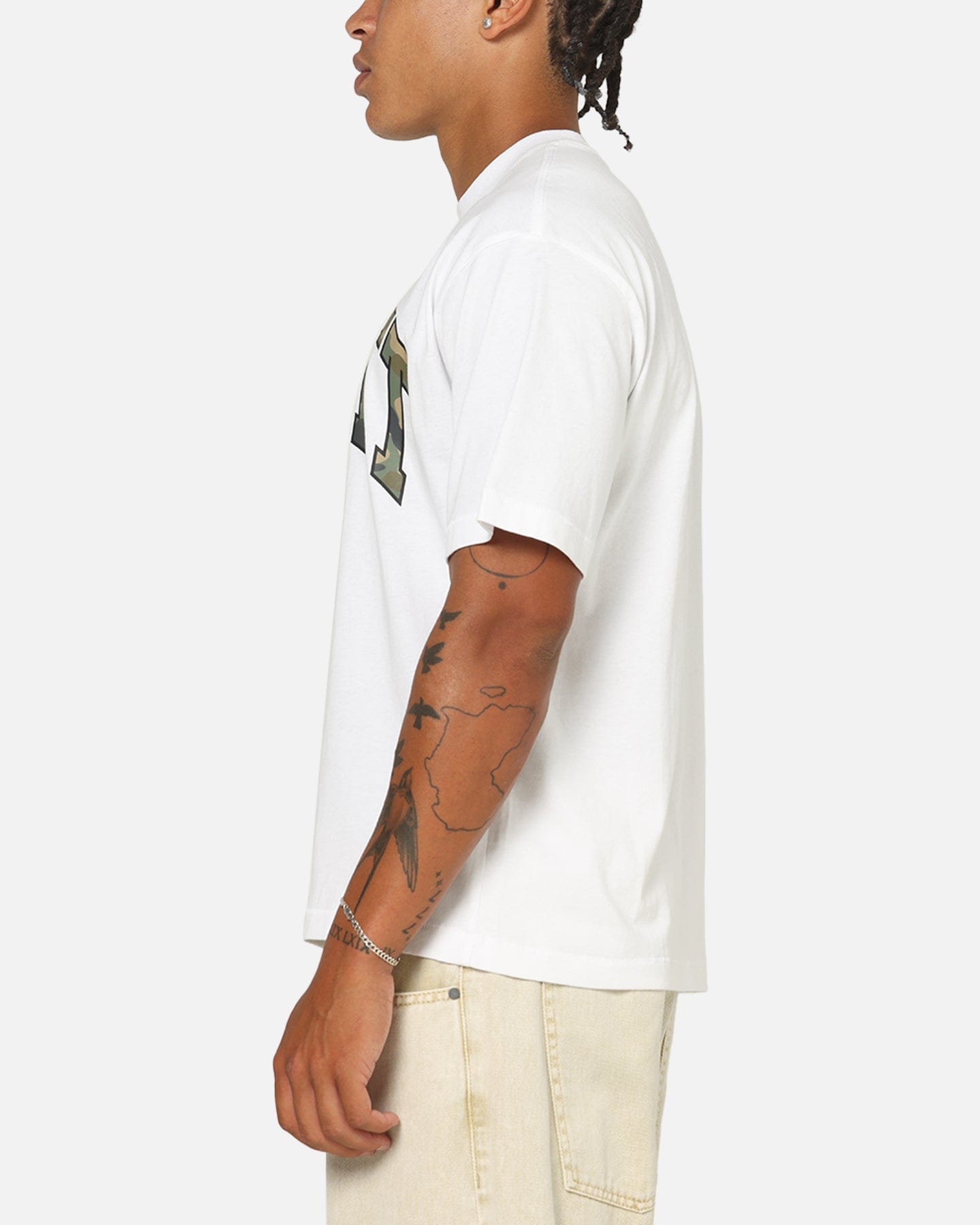 Market Camo Arc T - Shirt White