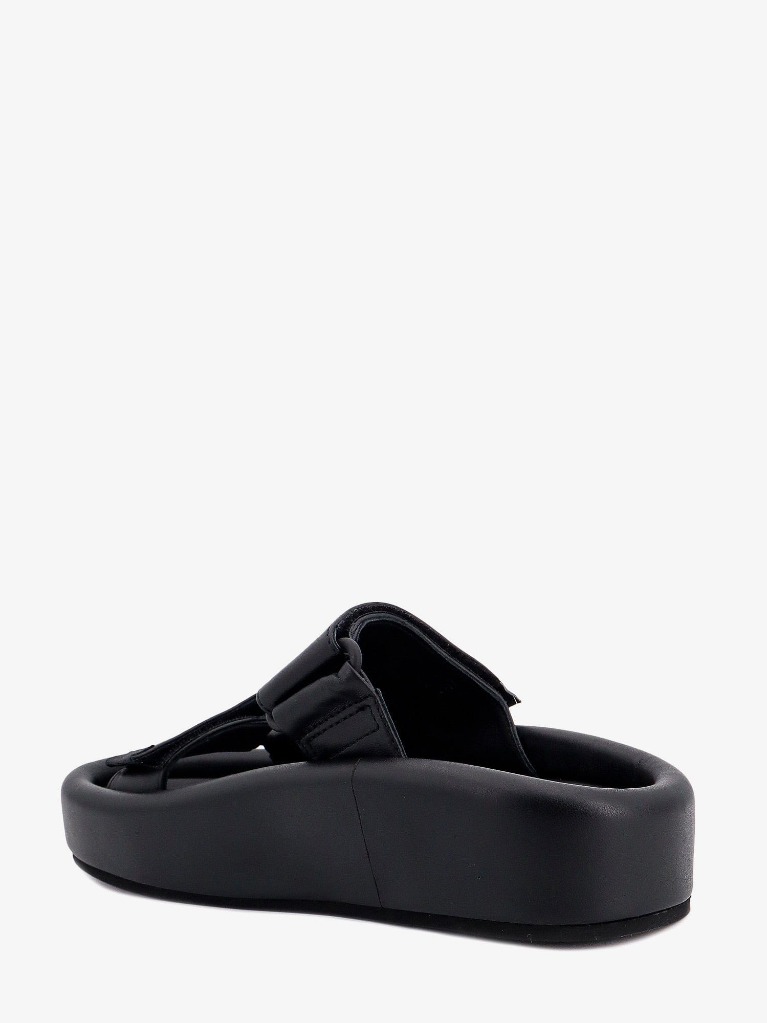 MM6 Maison Margiela Slip - on leather sandals with maxi plateau