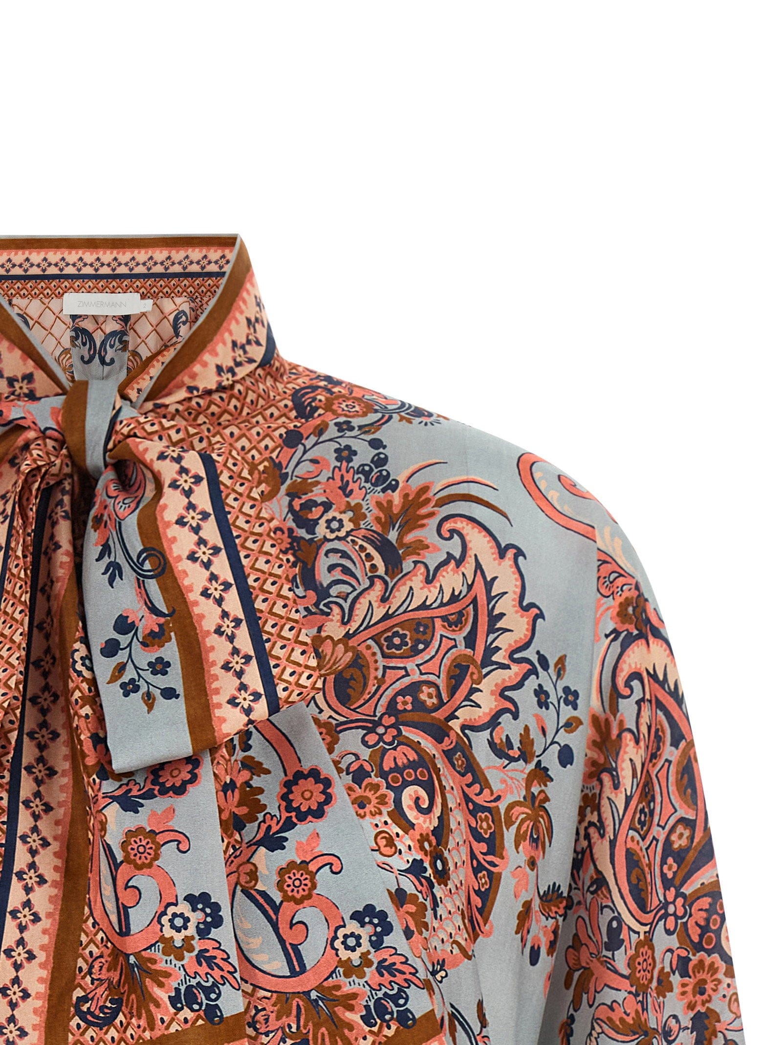 Zimmermann Aster Blouse — Blue