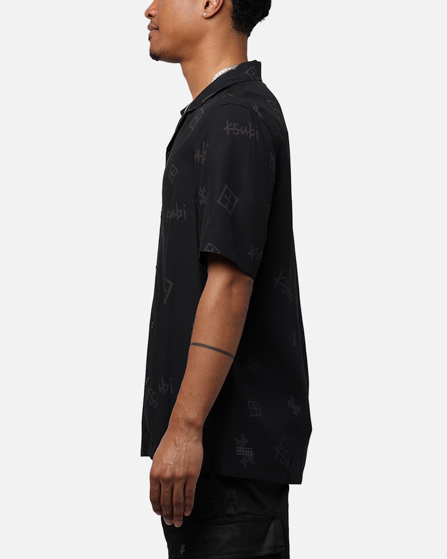 Ksubi Box Resort Short Sleeve Shirt Black