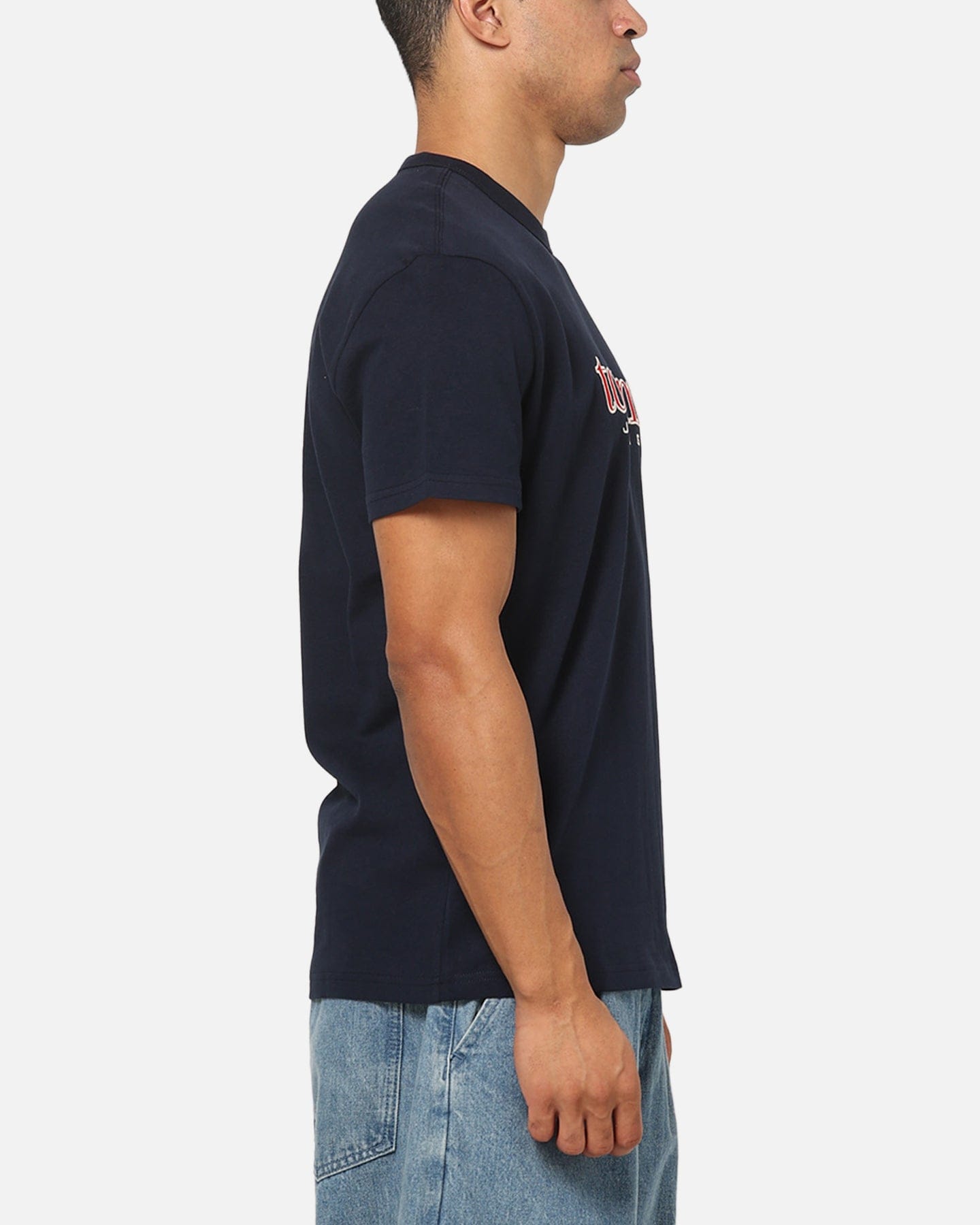 Tommy Jeans Appliq Graphic T - Shirt Navy