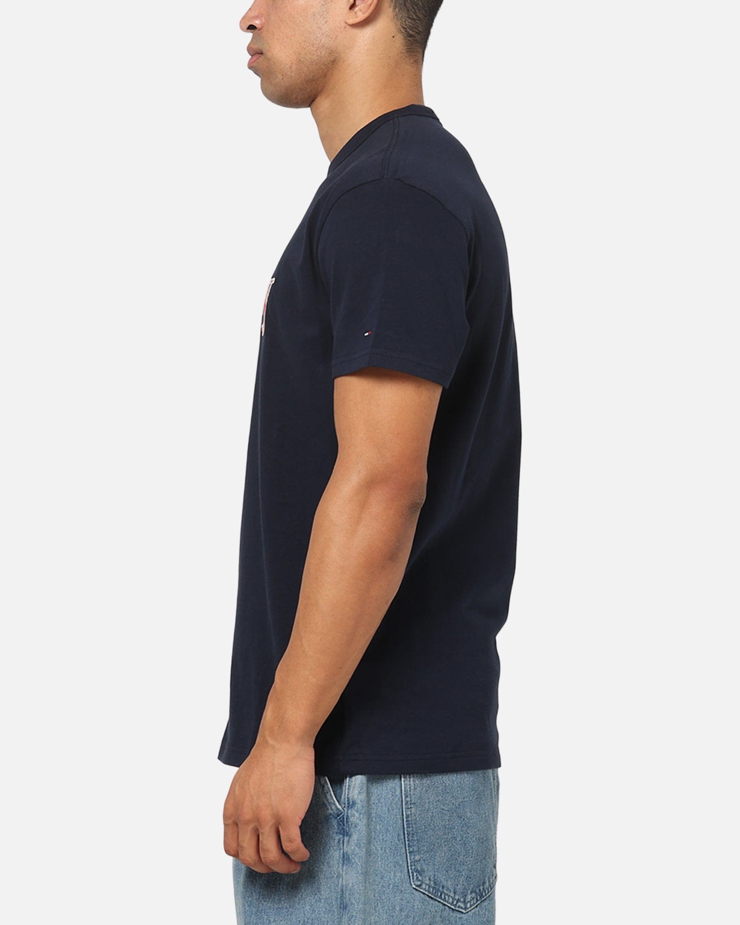 Tommy Jeans Appliq Graphic T - Shirt Navy