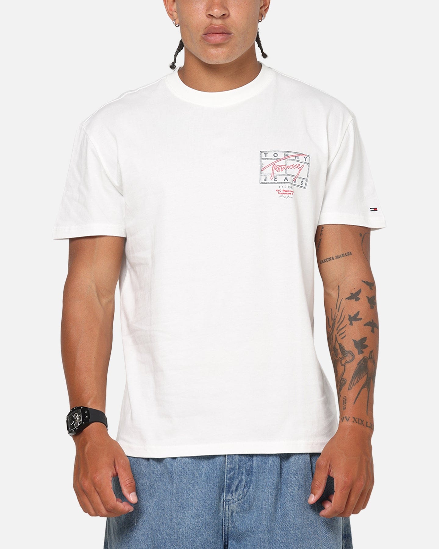 Tommy Jeans Spray T - Shirt Ecru
