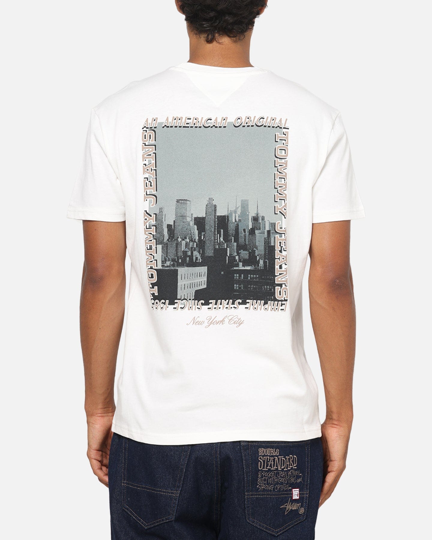 Tommy Jeans Regular Photo T - Shirt Ecru