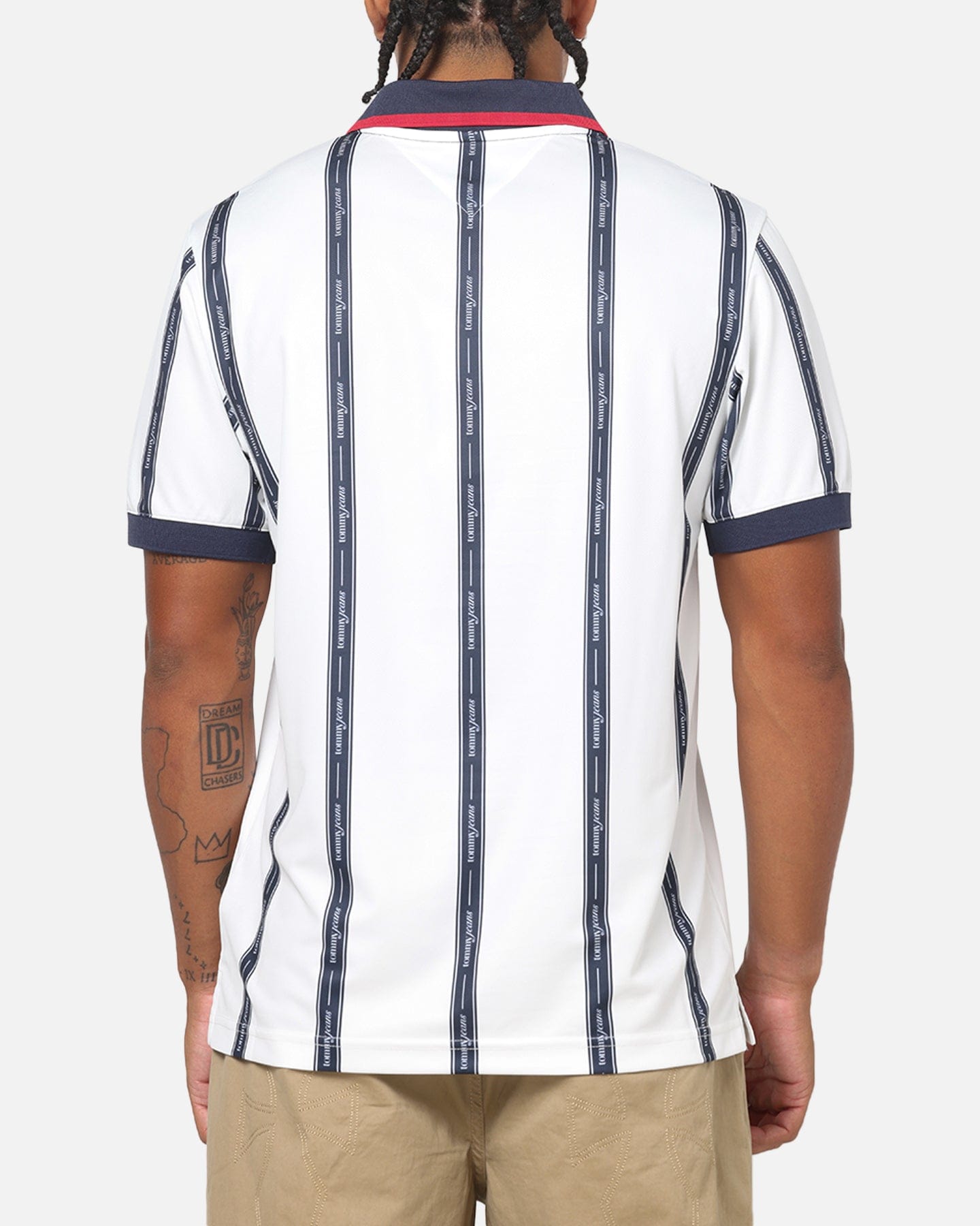 Tommy Jeans Sports Polo T - Shirt Ecru