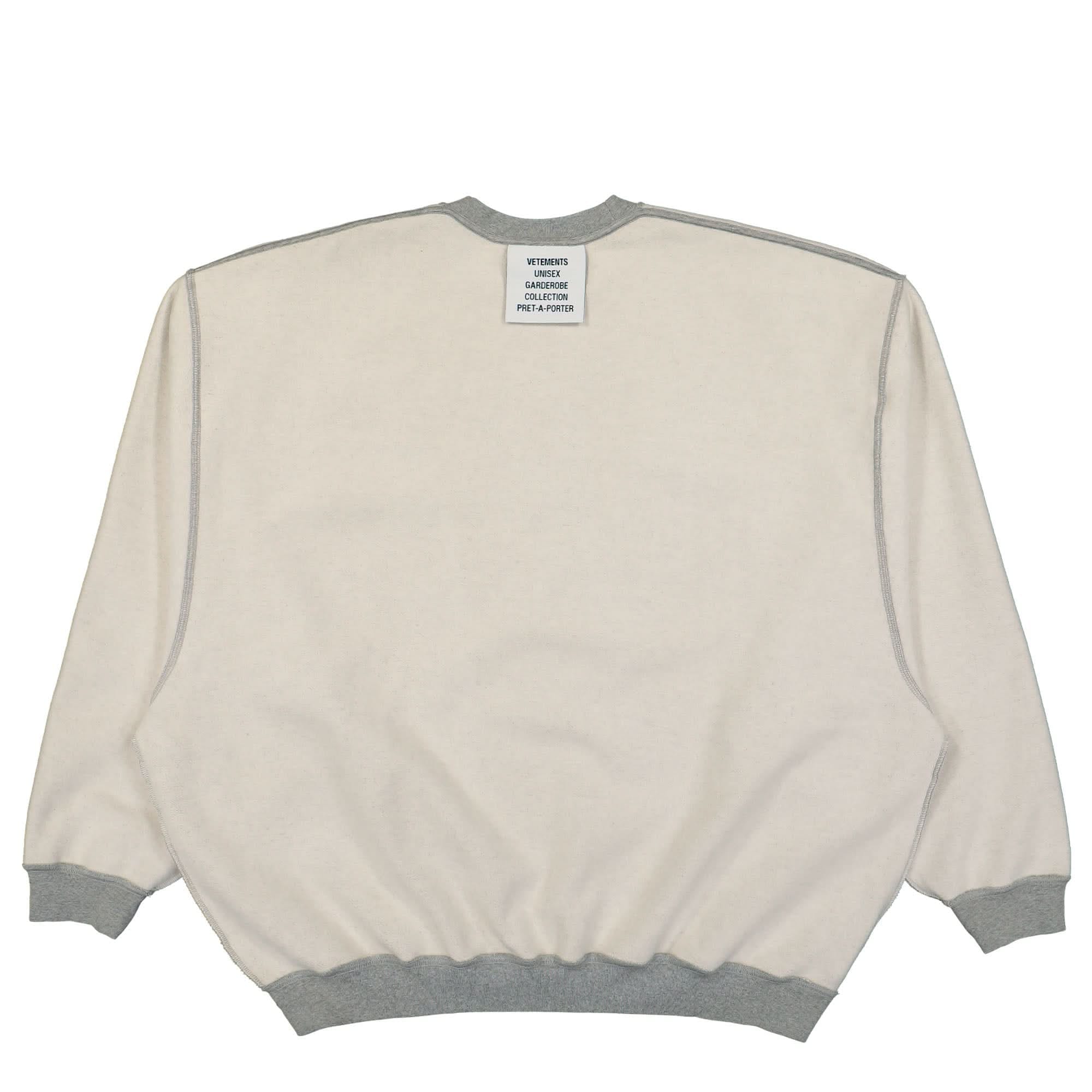 Vetements Inside - Out Label Sweatshirt