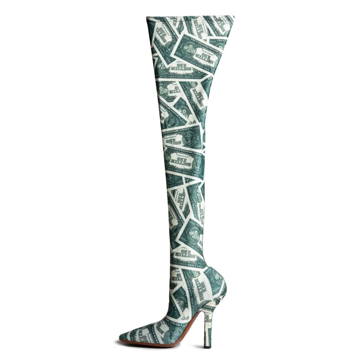 Vetements Million Dollar High Boomerang Sock Boots