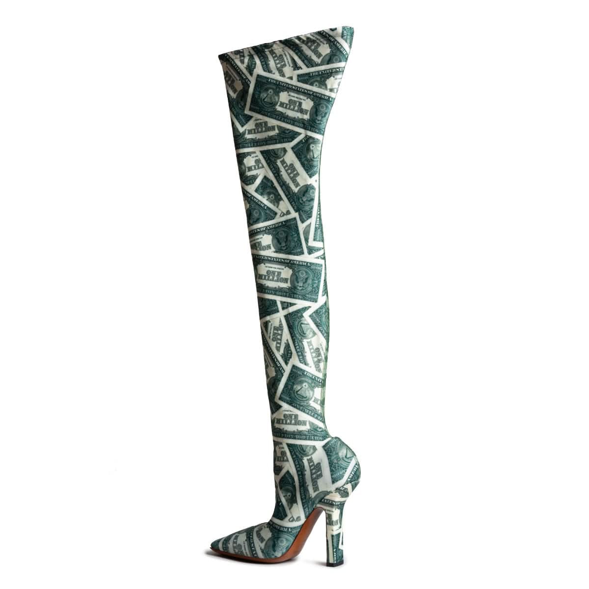 Vetements Million Dollar High Boomerang Sock Boots