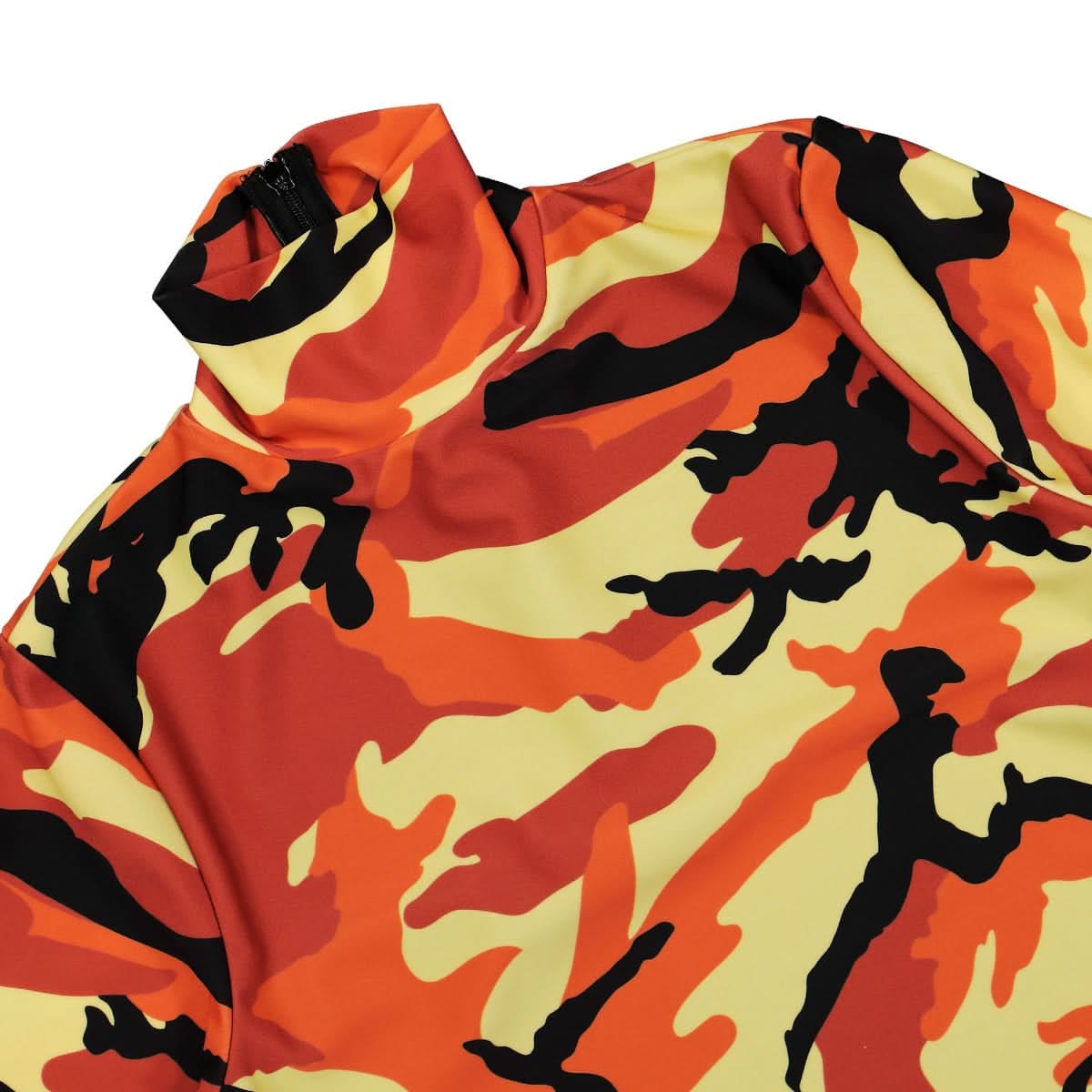Vetements Camo Styling Dress With Gloves