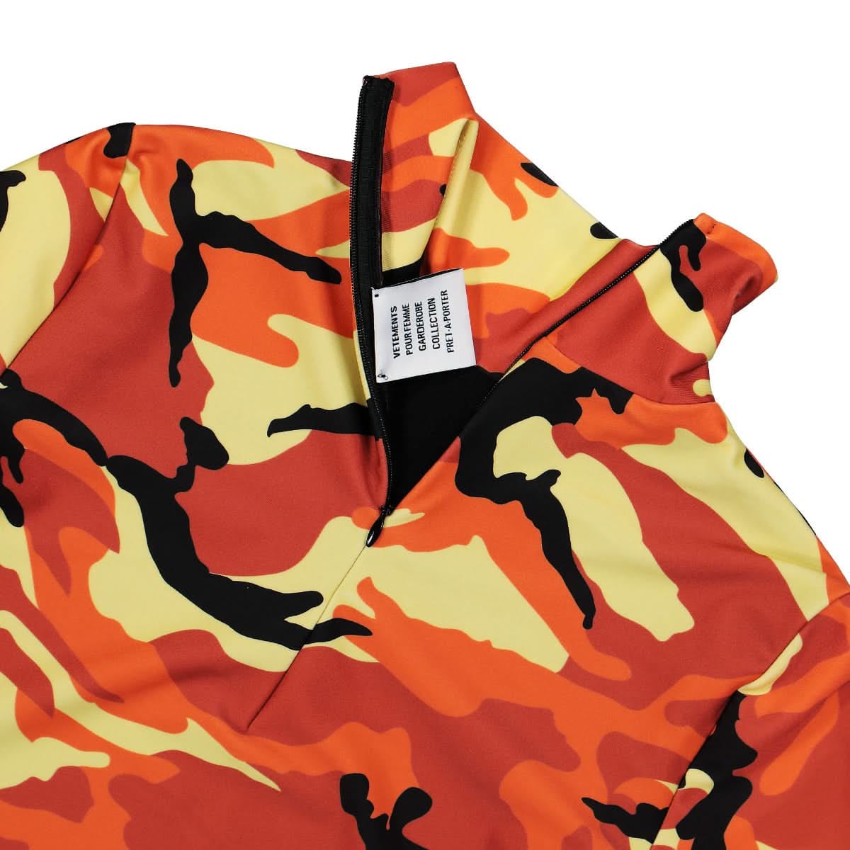Vetements Camo Styling Dress With Gloves