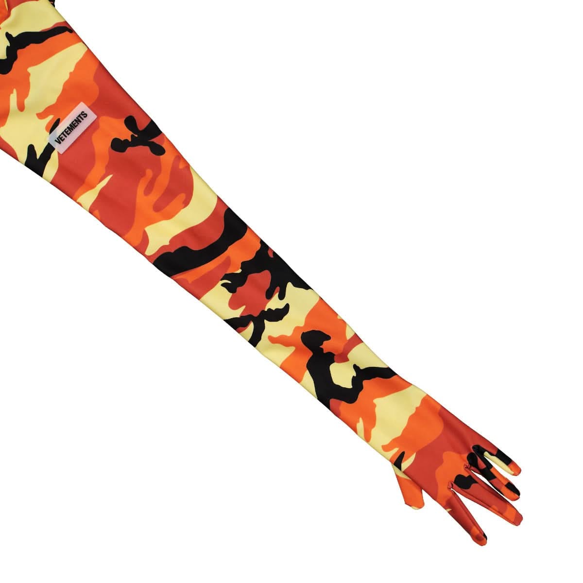 Vetements Camo Styling Dress With Gloves