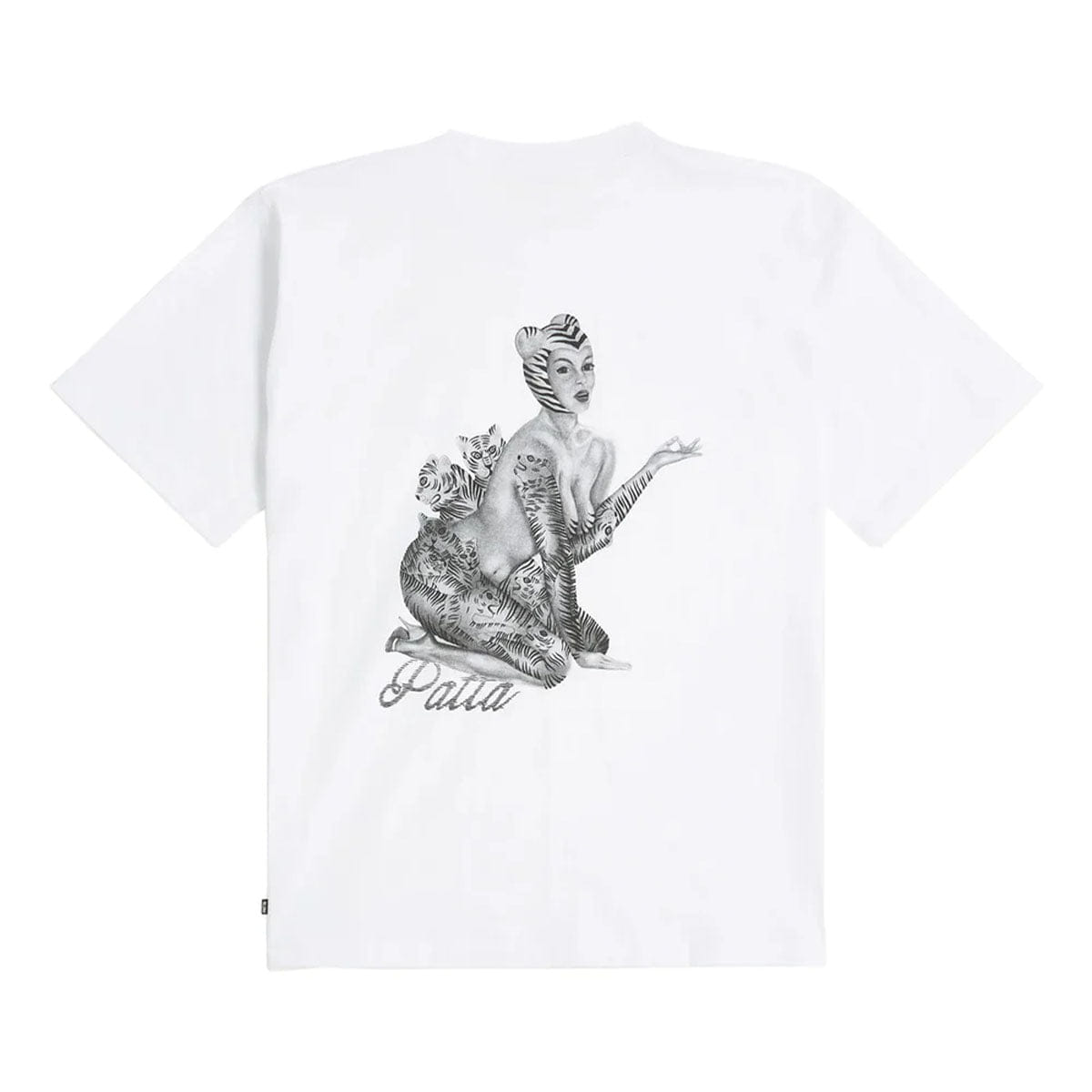 PATTA Tiger Lady T-Shirt White