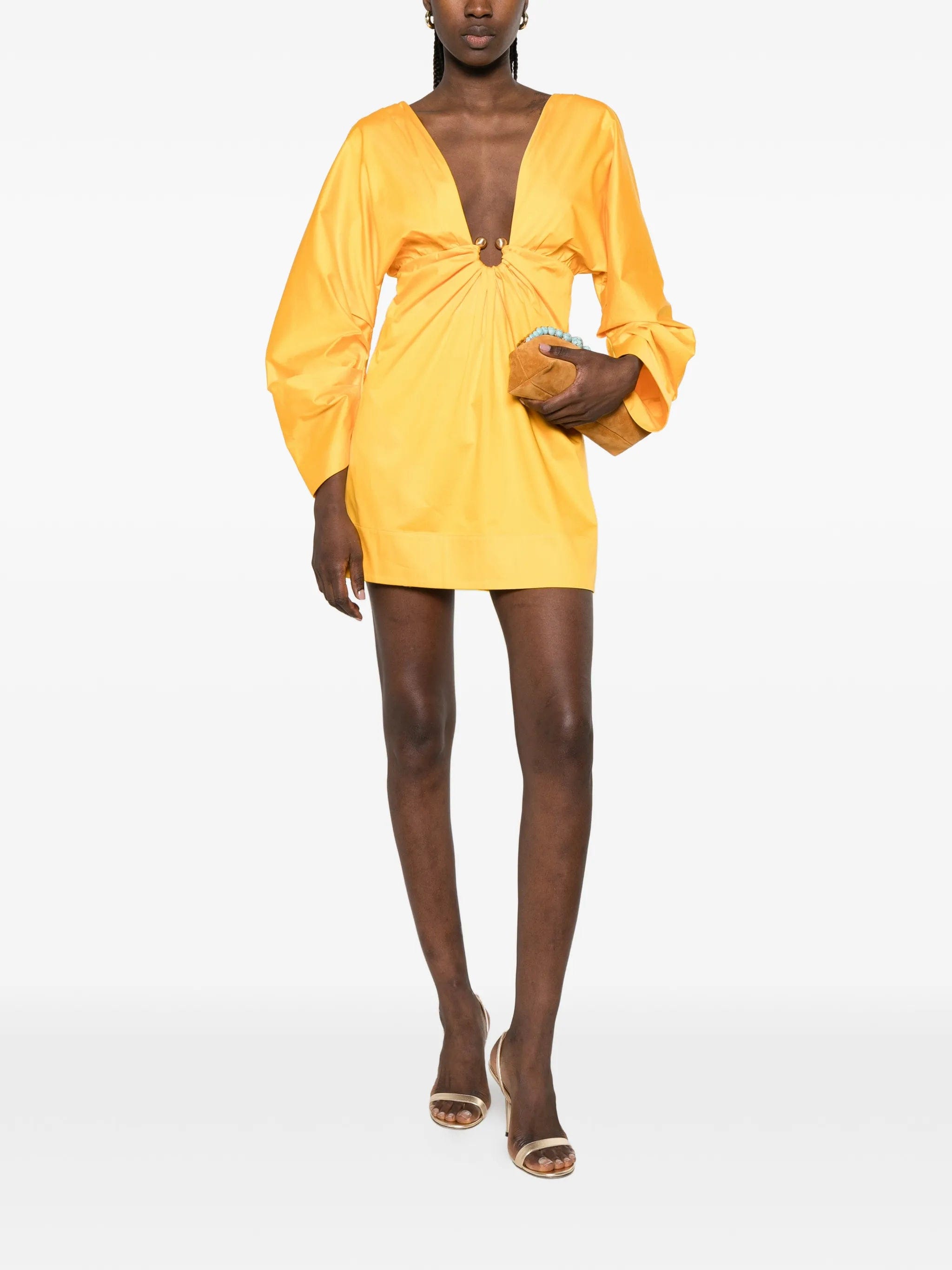 Cult Gaia Questra balloon - sleeve mini dress