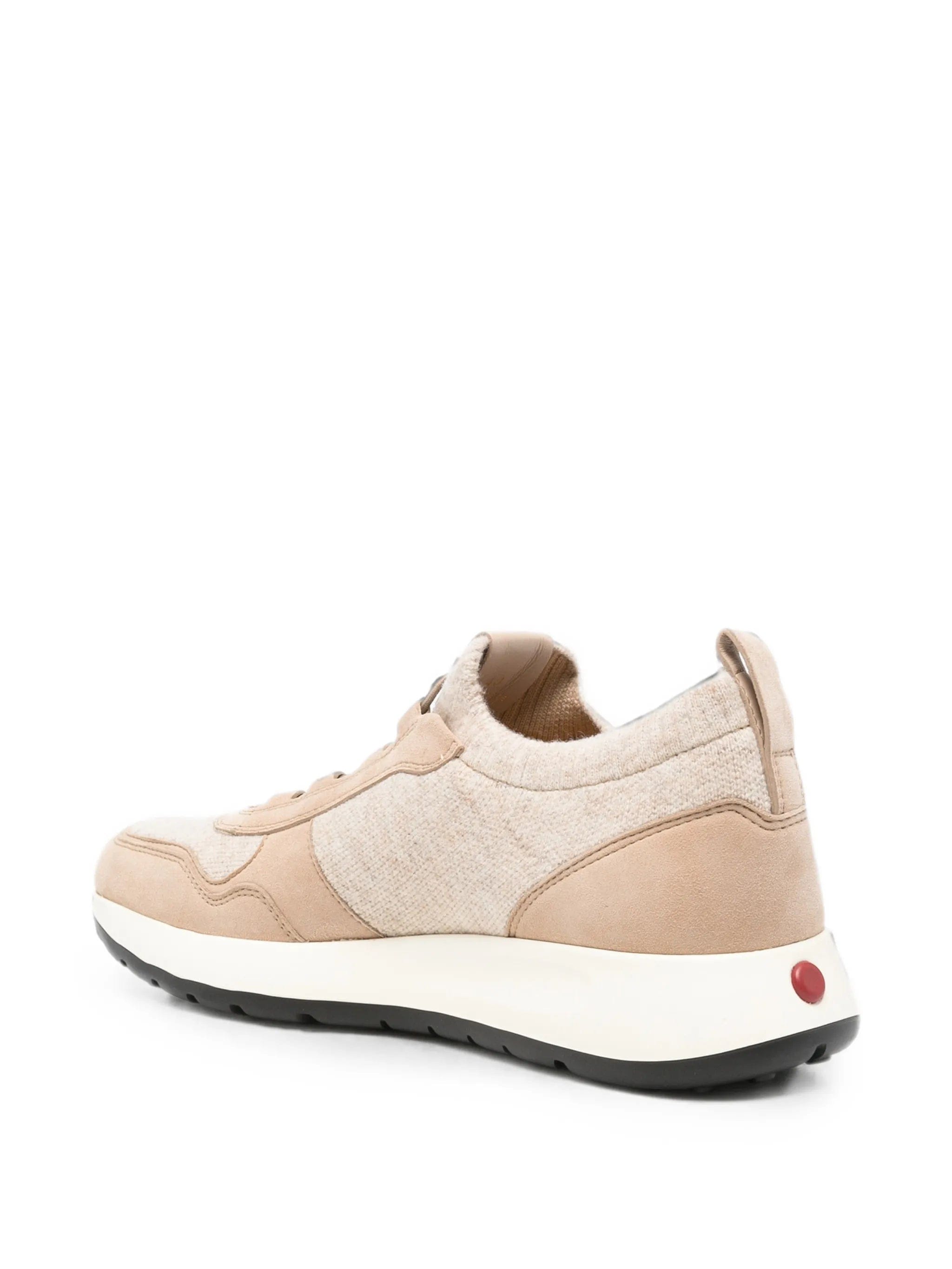 Tod's Red Dot socks sneakers in knit and suede