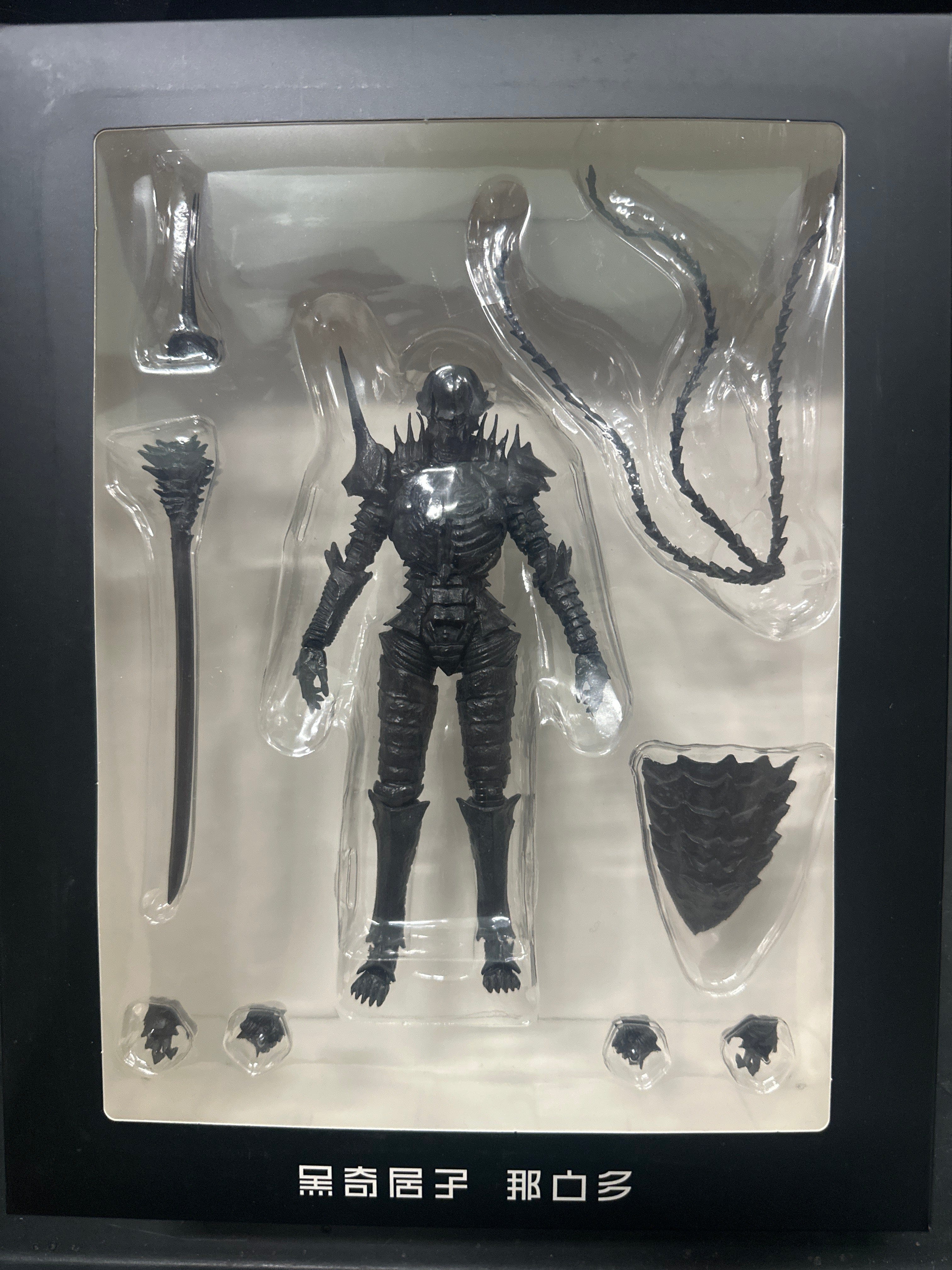 3RD PARTY **Open Box**T.E.S.T 1/12 Abara Black Gauna Nayuta Action Figure