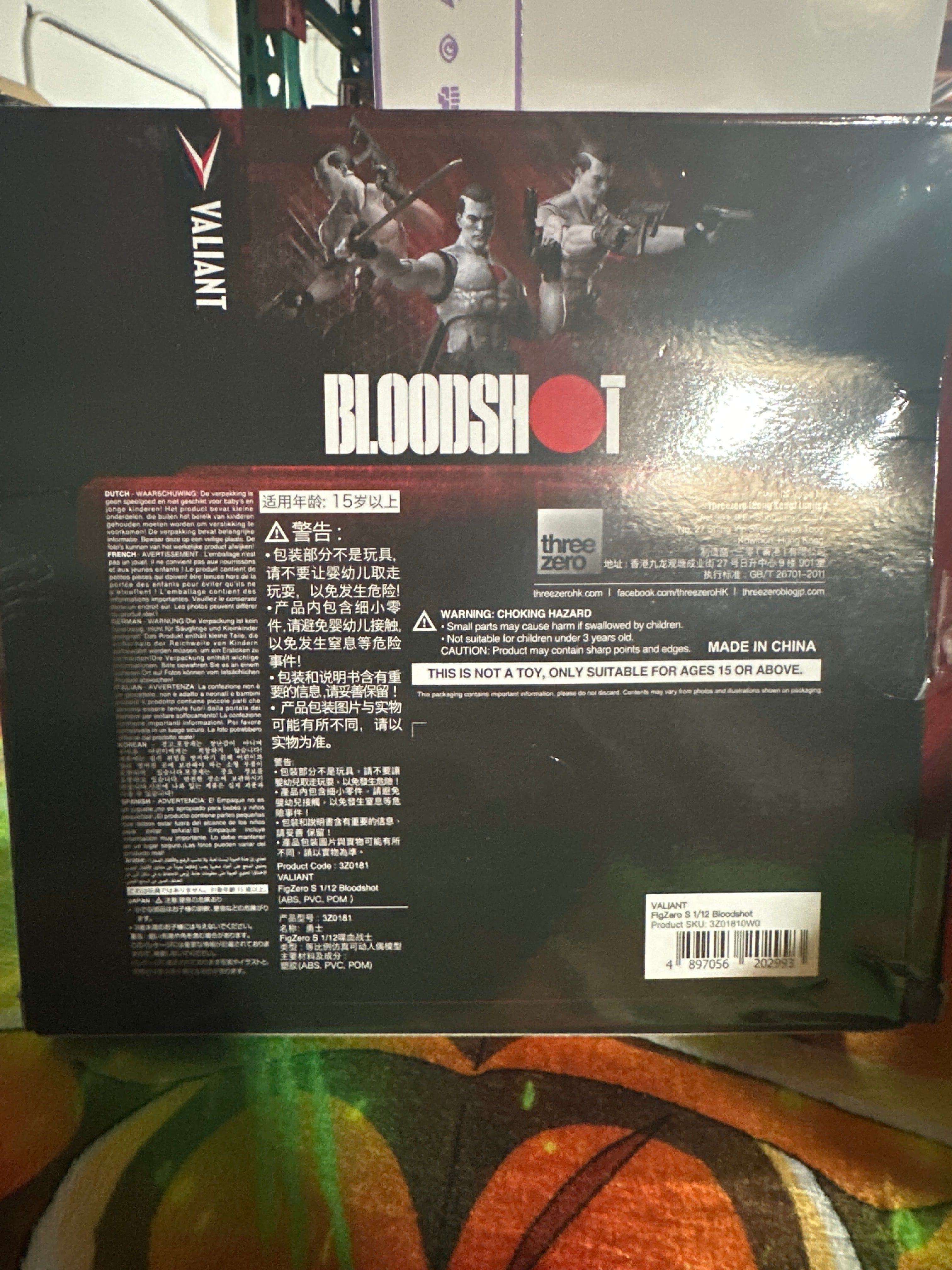 Threezero **Open Box**Threezero FigZero S Valiant Bloodshot Action Figure