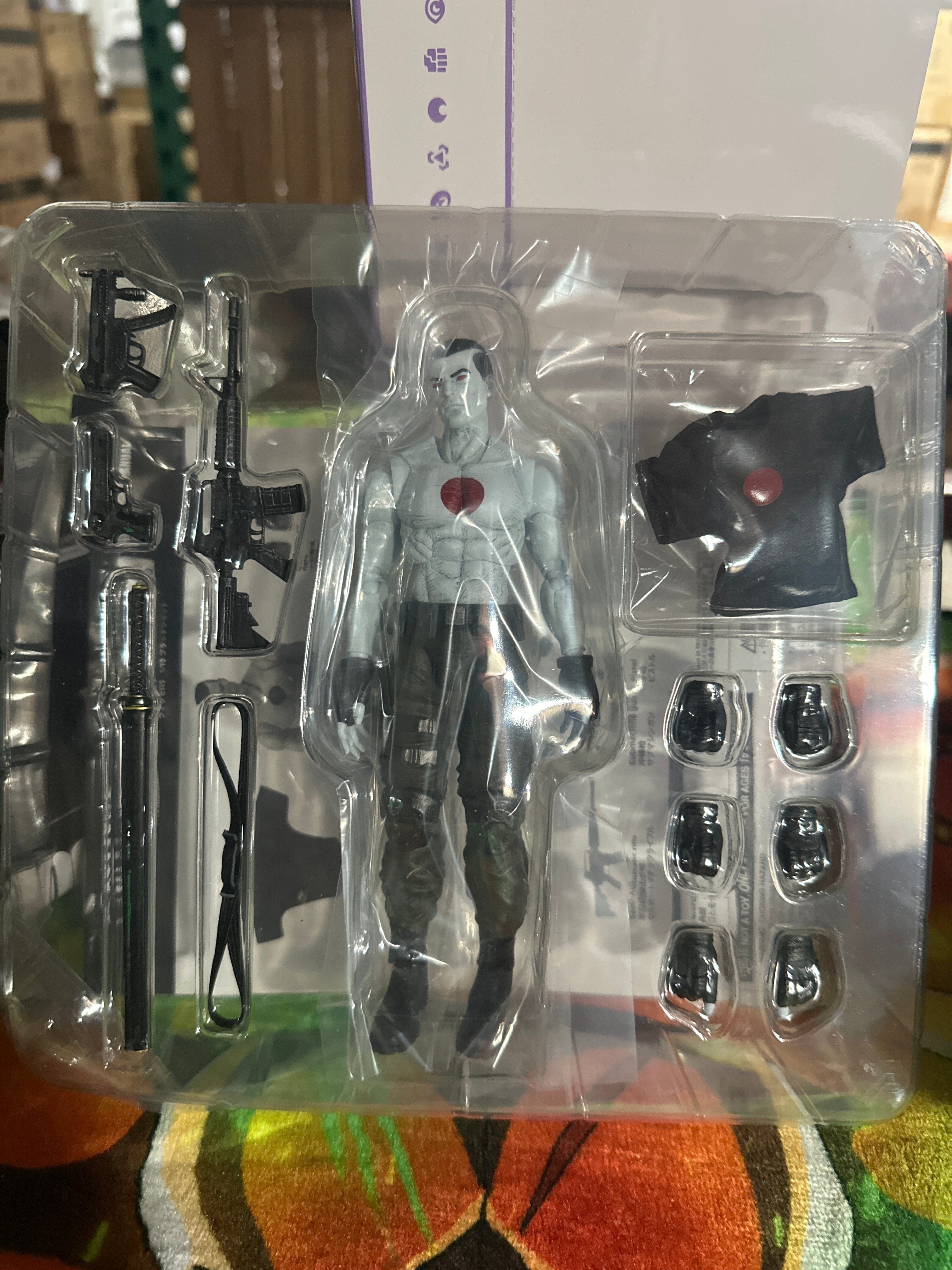 Threezero **Open Box**Threezero FigZero S Valiant Bloodshot Action Figure