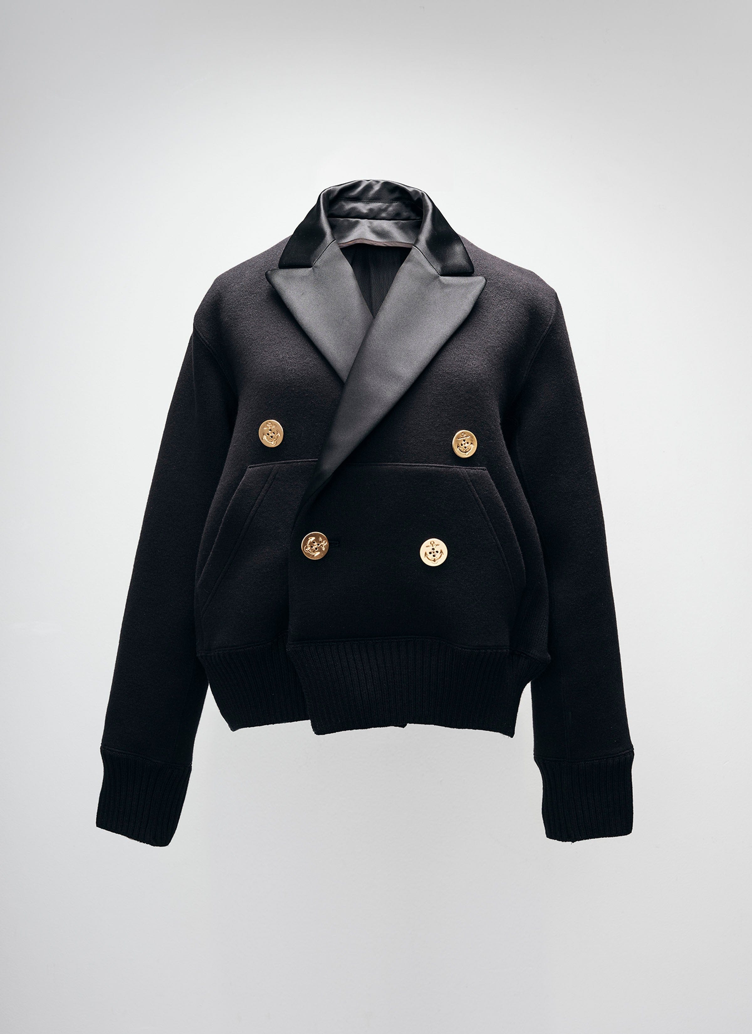 CASHMERE Cotton Cashmere Knit Jacket