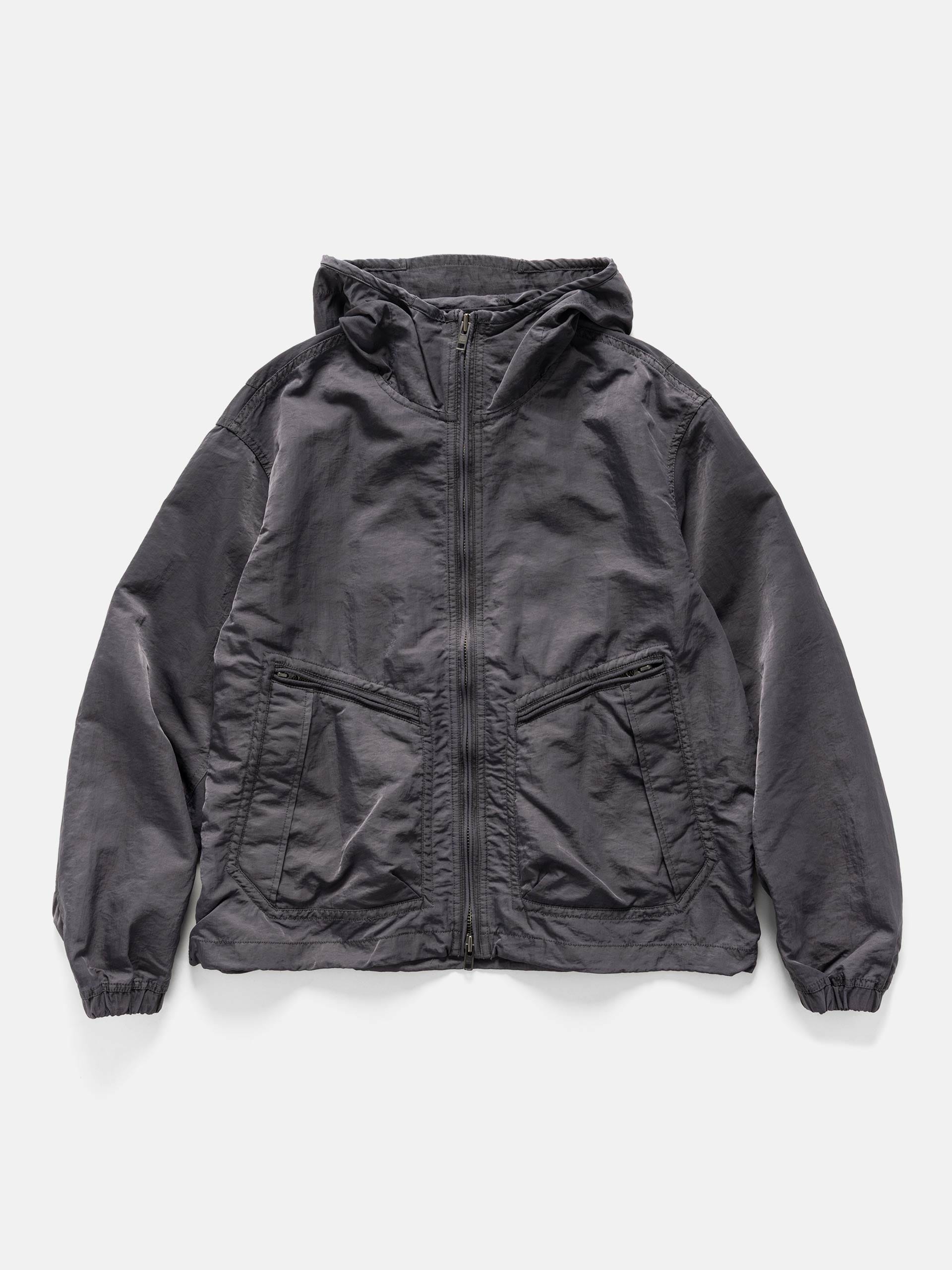 BEAMS Garment Dye Hooded Blouson Black