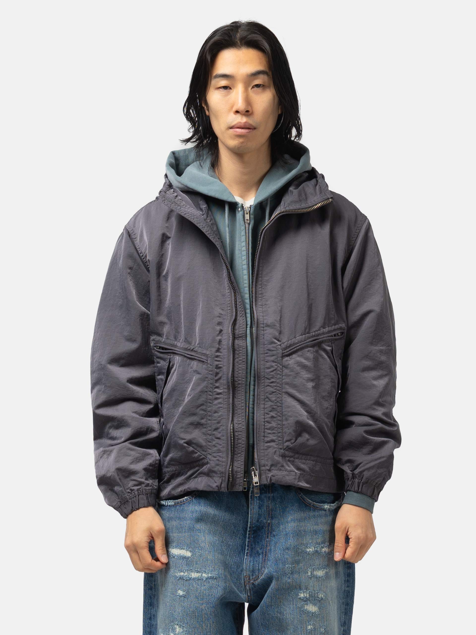 BEAMS Garment Dye Hooded Blouson Black