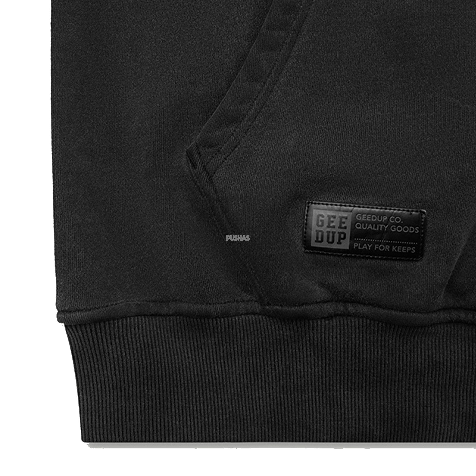 Geedup Handstyle Hoodie Vintage Washed Black (2024)
