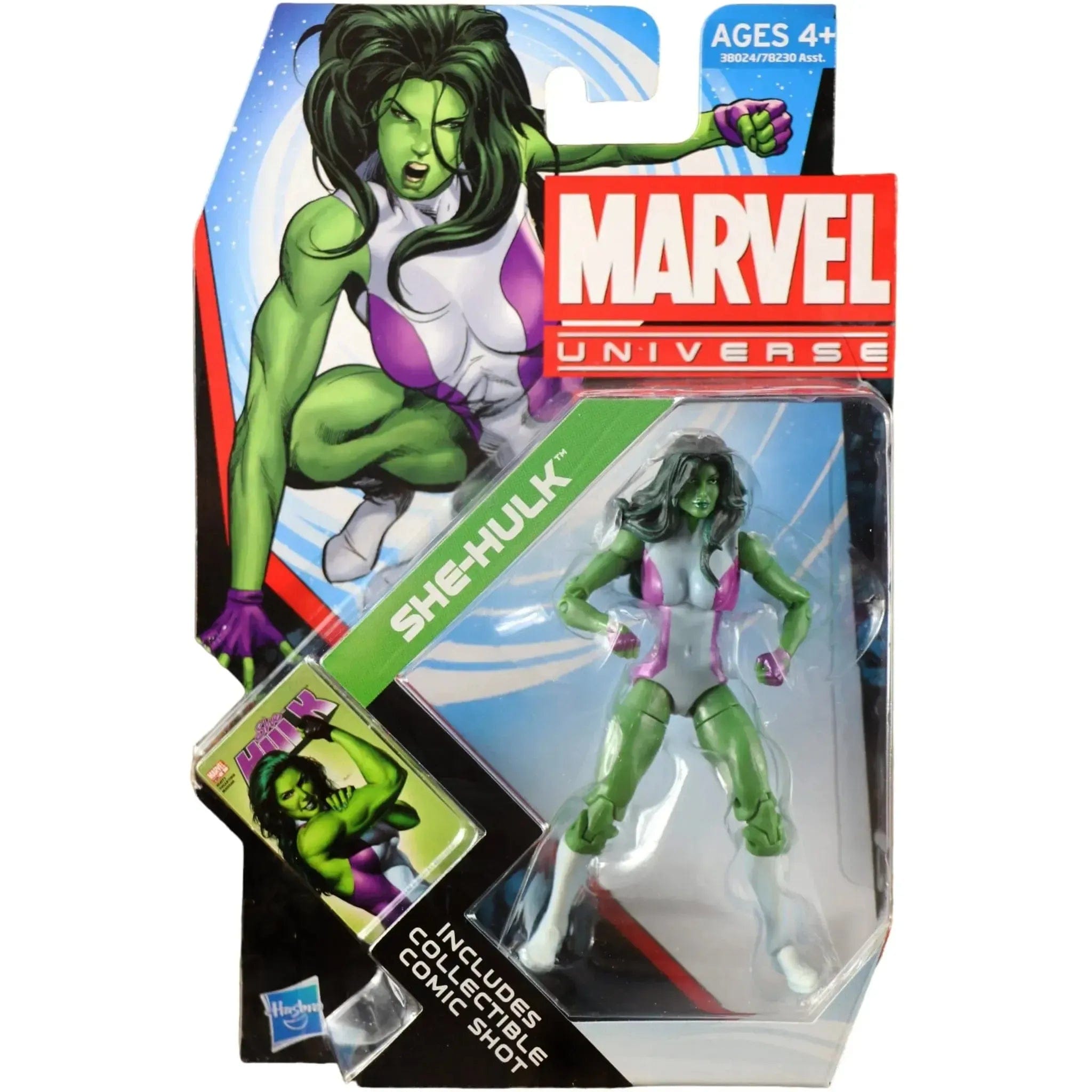 Hasbro Marvel Universe - She - Hulk Action Figure (3.75") - Hasbro - Marvel Universe Series 4 (012) - (2012)
