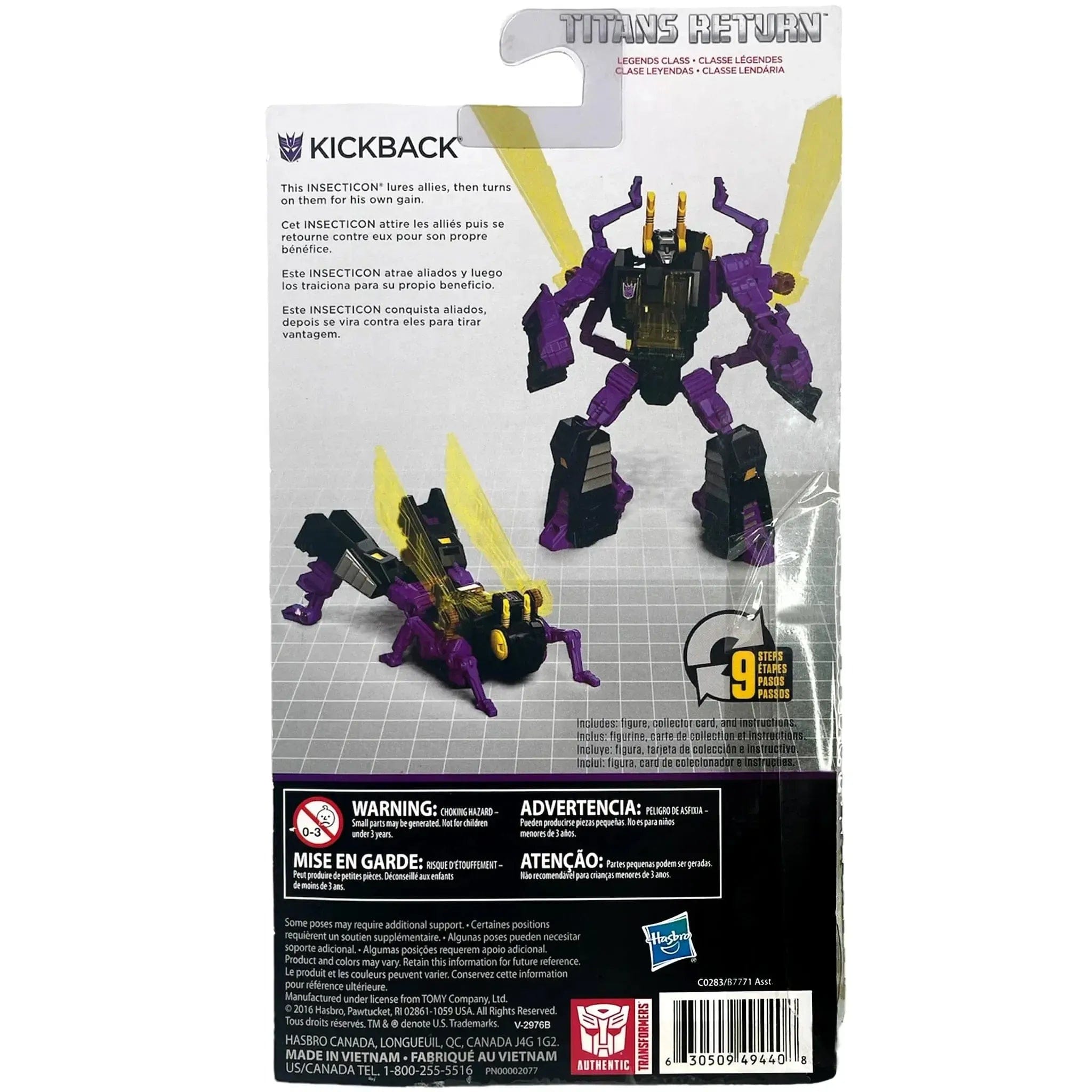 Hasbro Transformers: Generations - Titans Return Kickback Action Figure (3.75", Legends Class) - Hasbro - (2016)