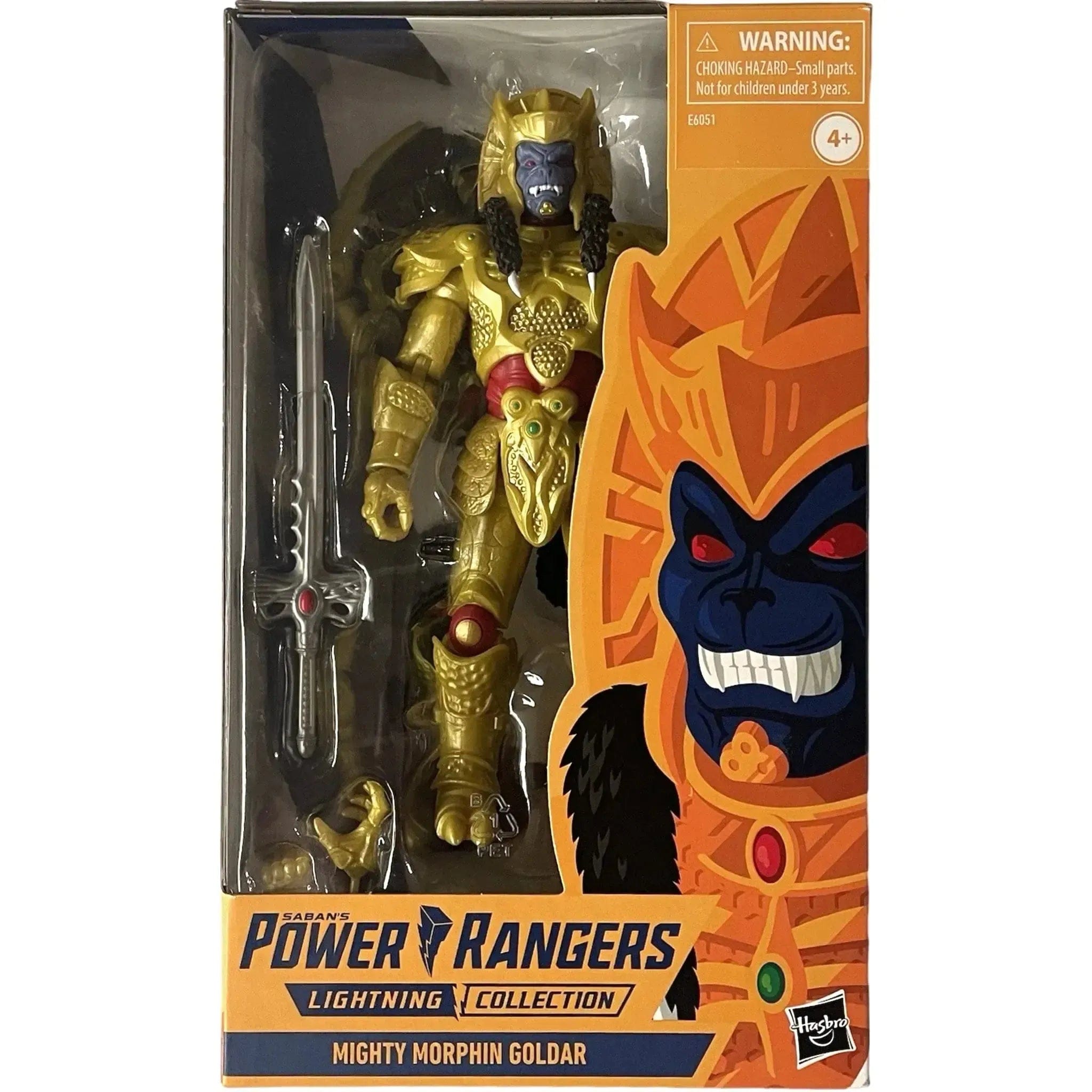 Hasbro Mighty Morphin Power Rangers - Goldar Action Figure (6.5") - Hasbro - Lightning Collection Series - (2019)