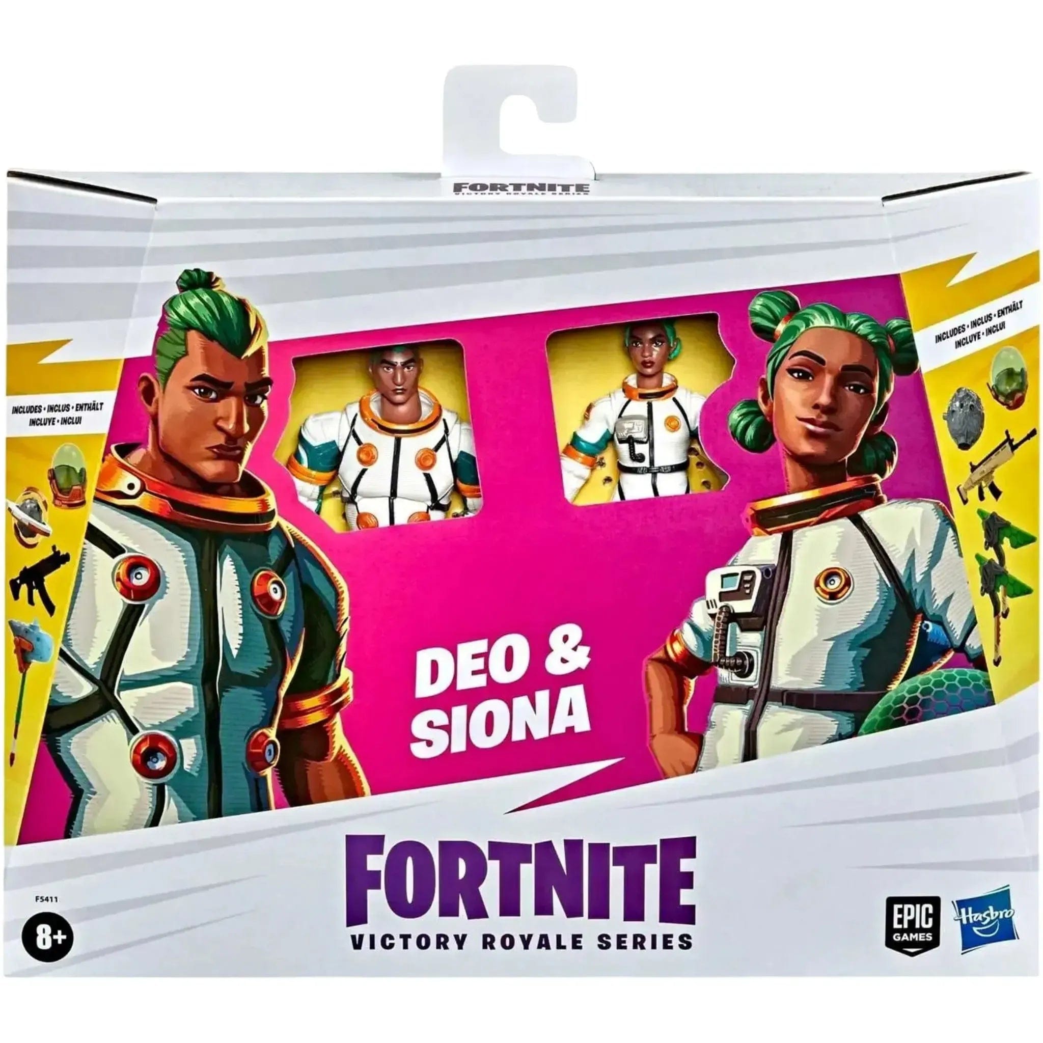 Hasbro Fortnite - Astronaut Outfit Deo & Siona Action Figure Set (6") - Hasbro - Victory Royale Series - (2021)